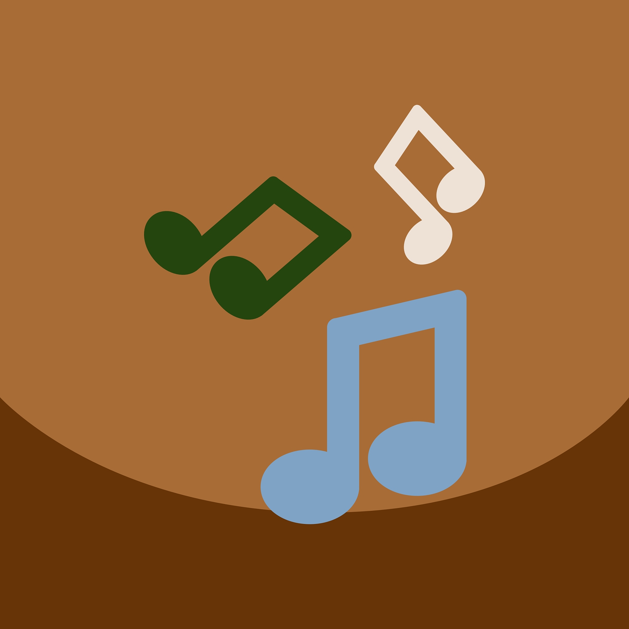 flat icon design collection music note