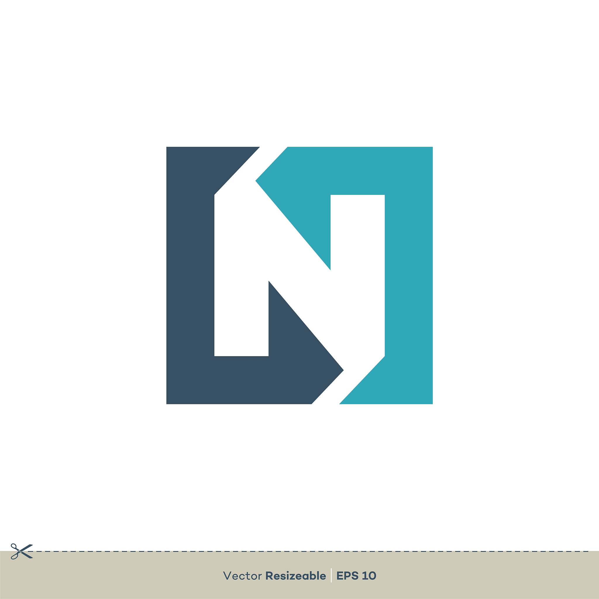 n letter vector logo template illustration design. vector eps 10