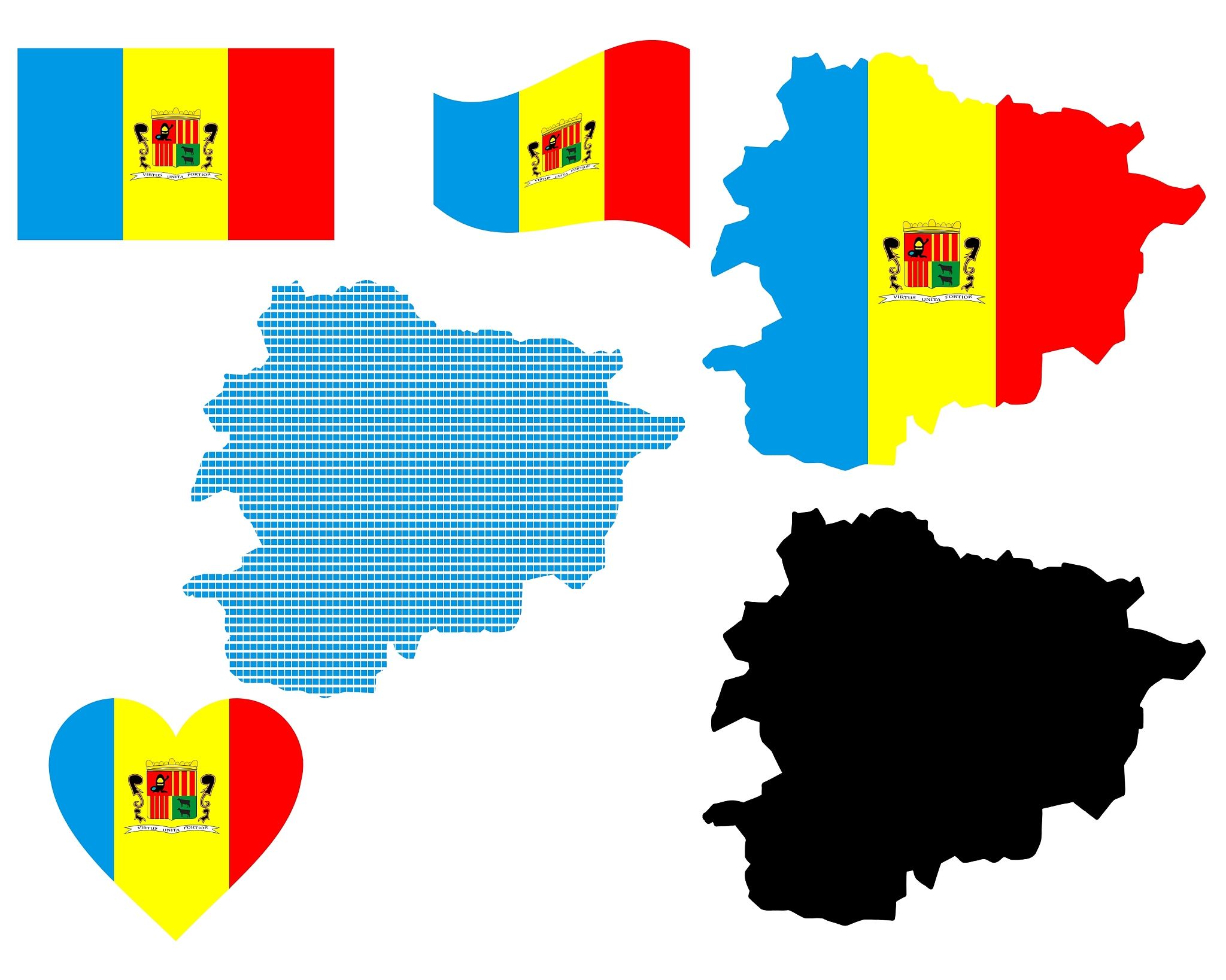 map of andorra