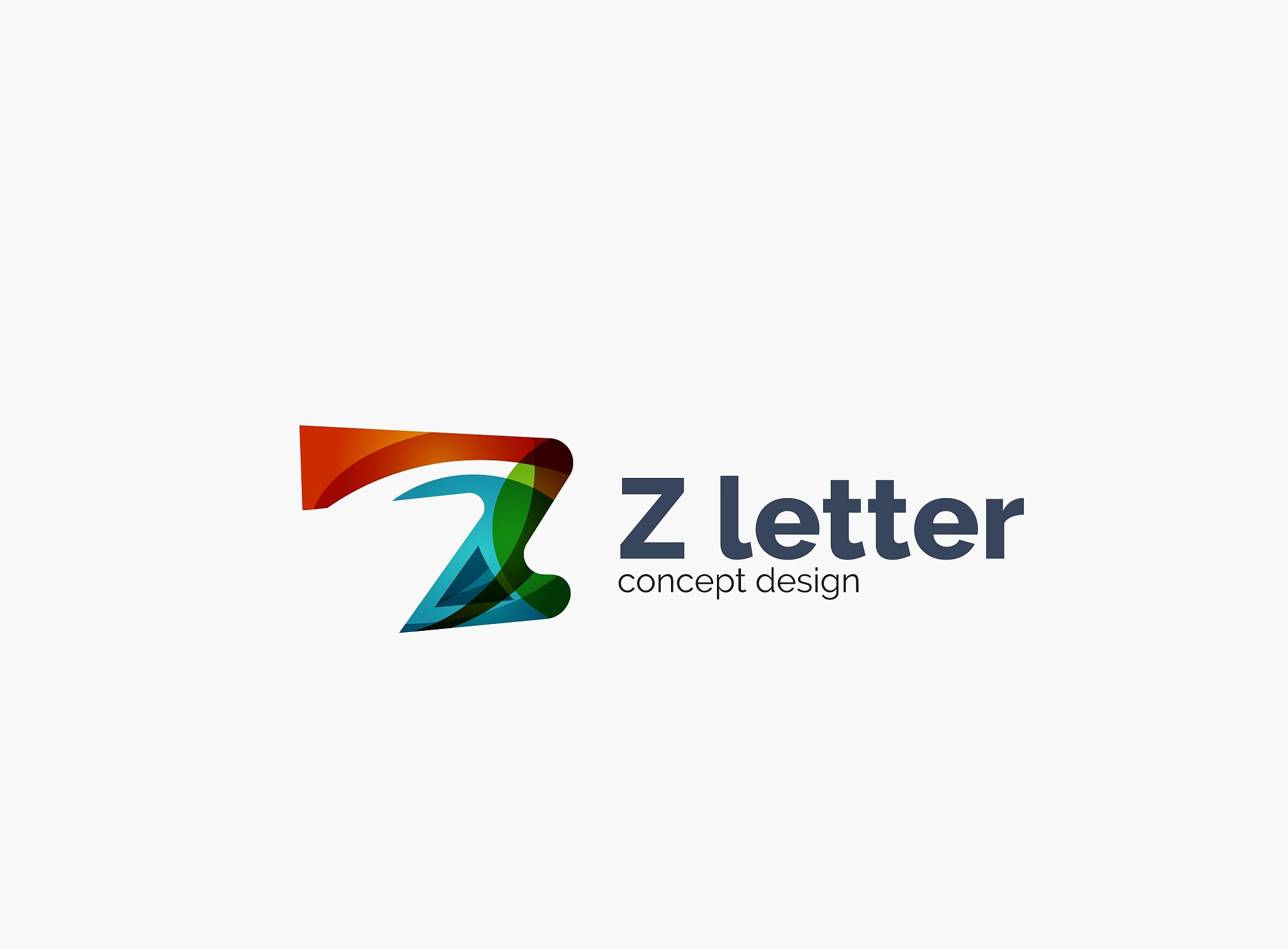 modern company z letter logo