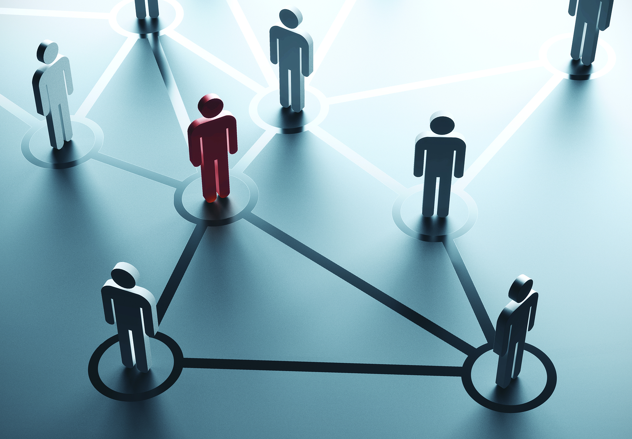 people talking in social network