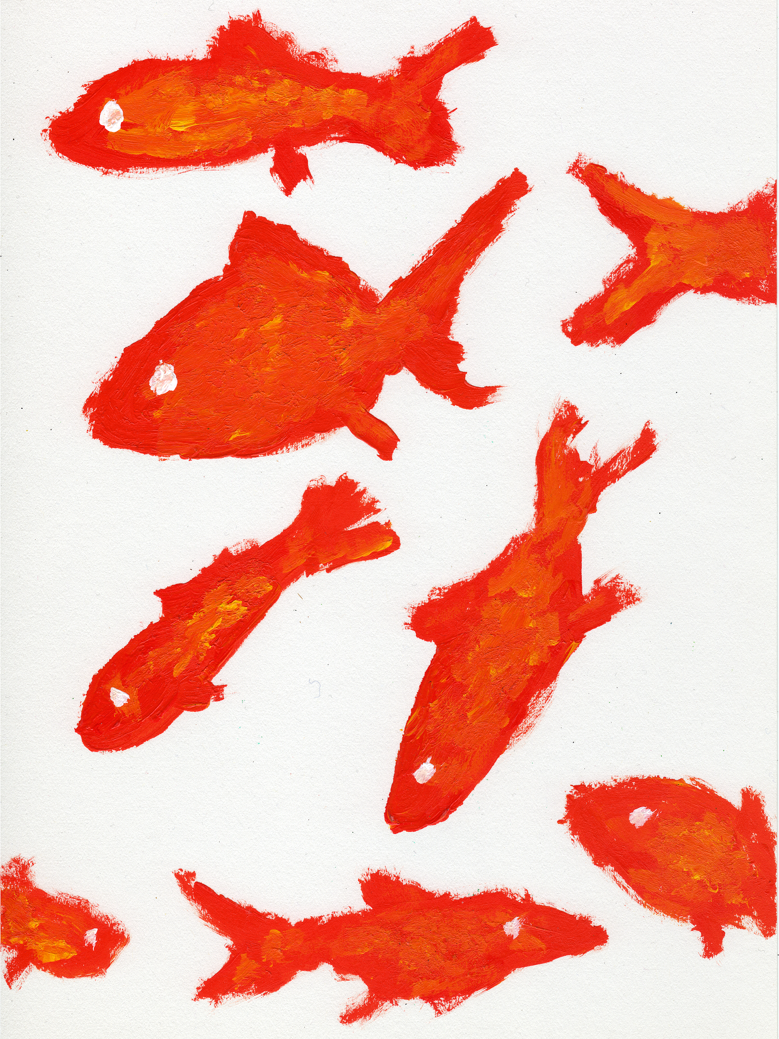 an illustration of a school of fish