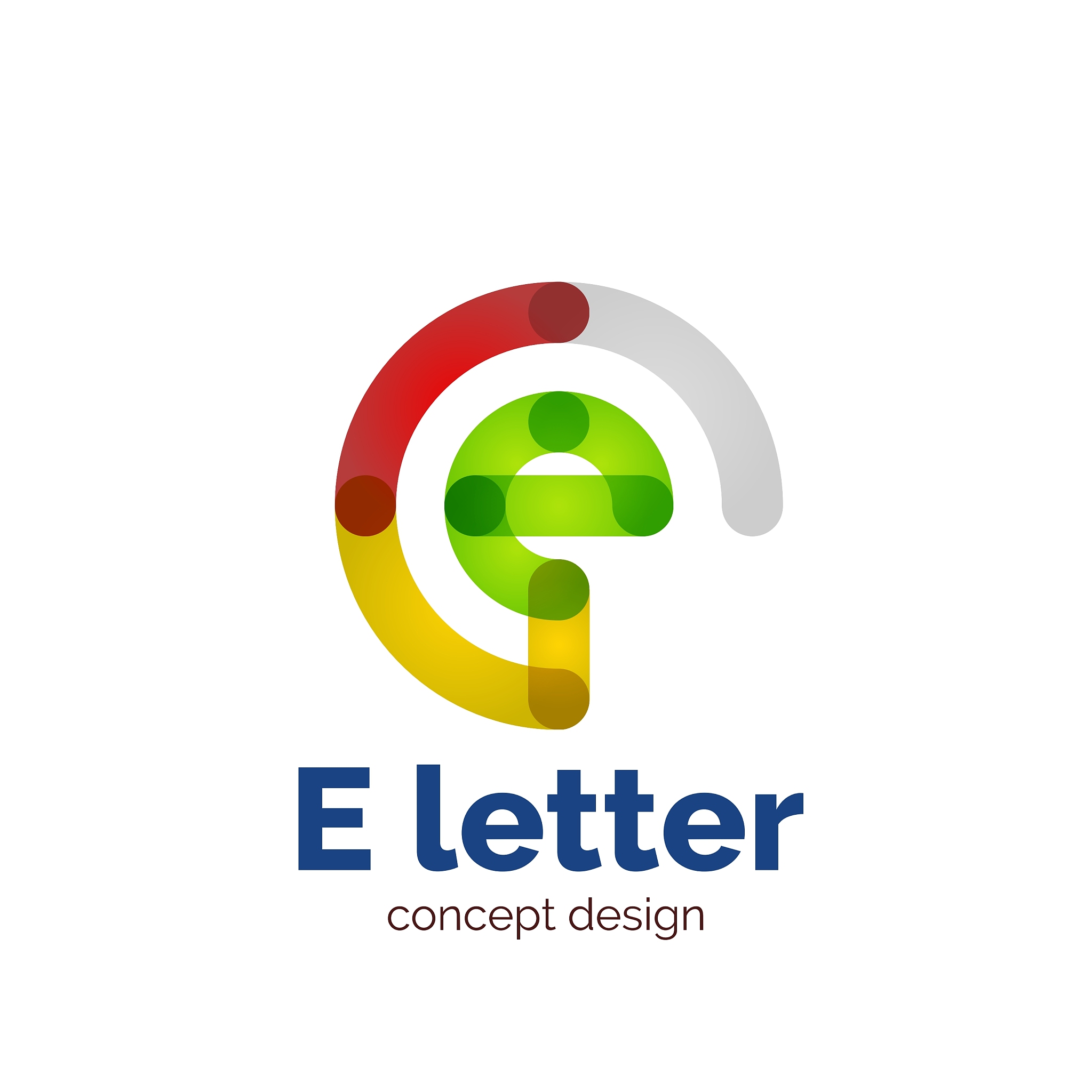 letter concept logo template abstract