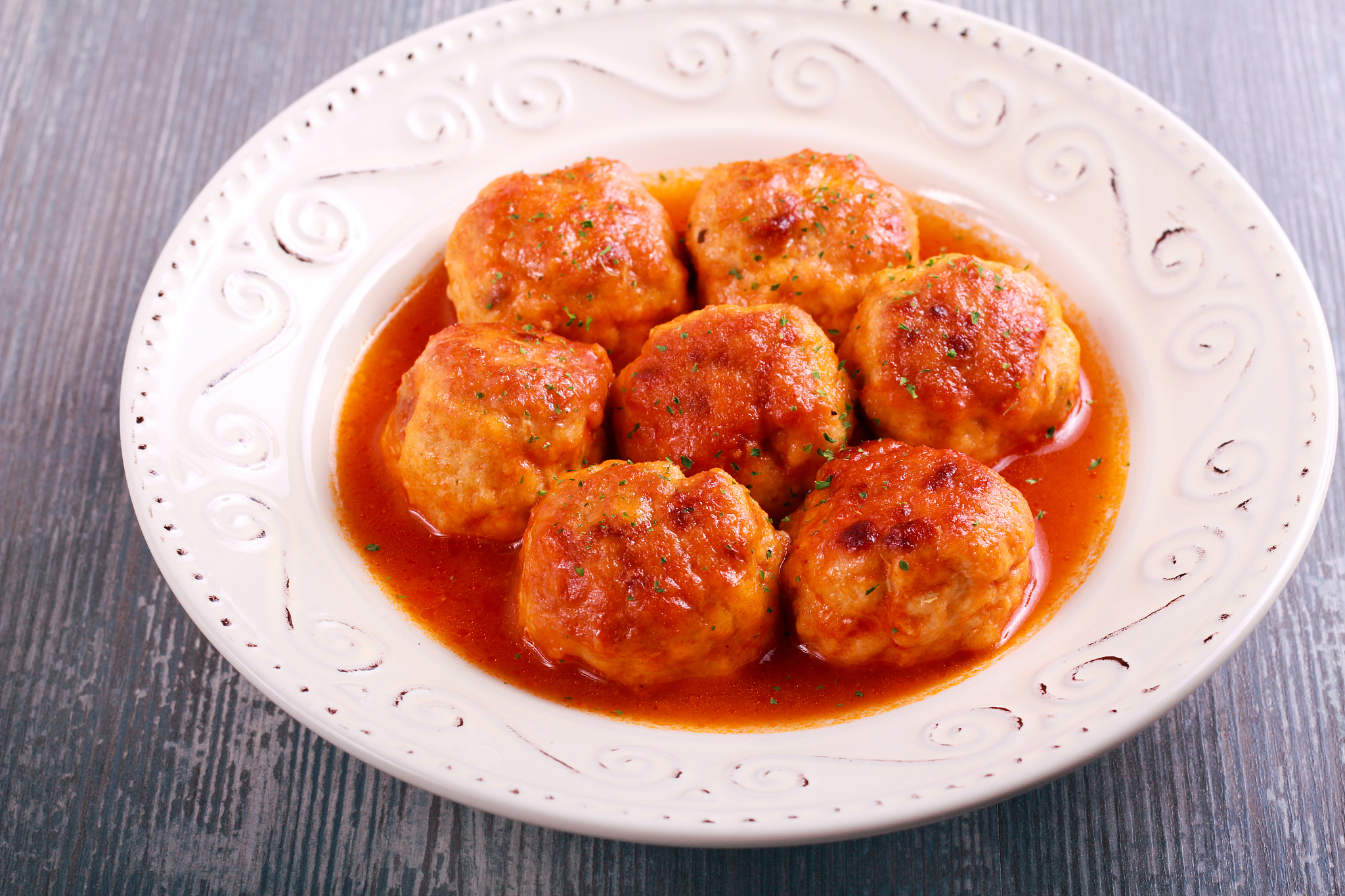 turkey meatballs with sauce