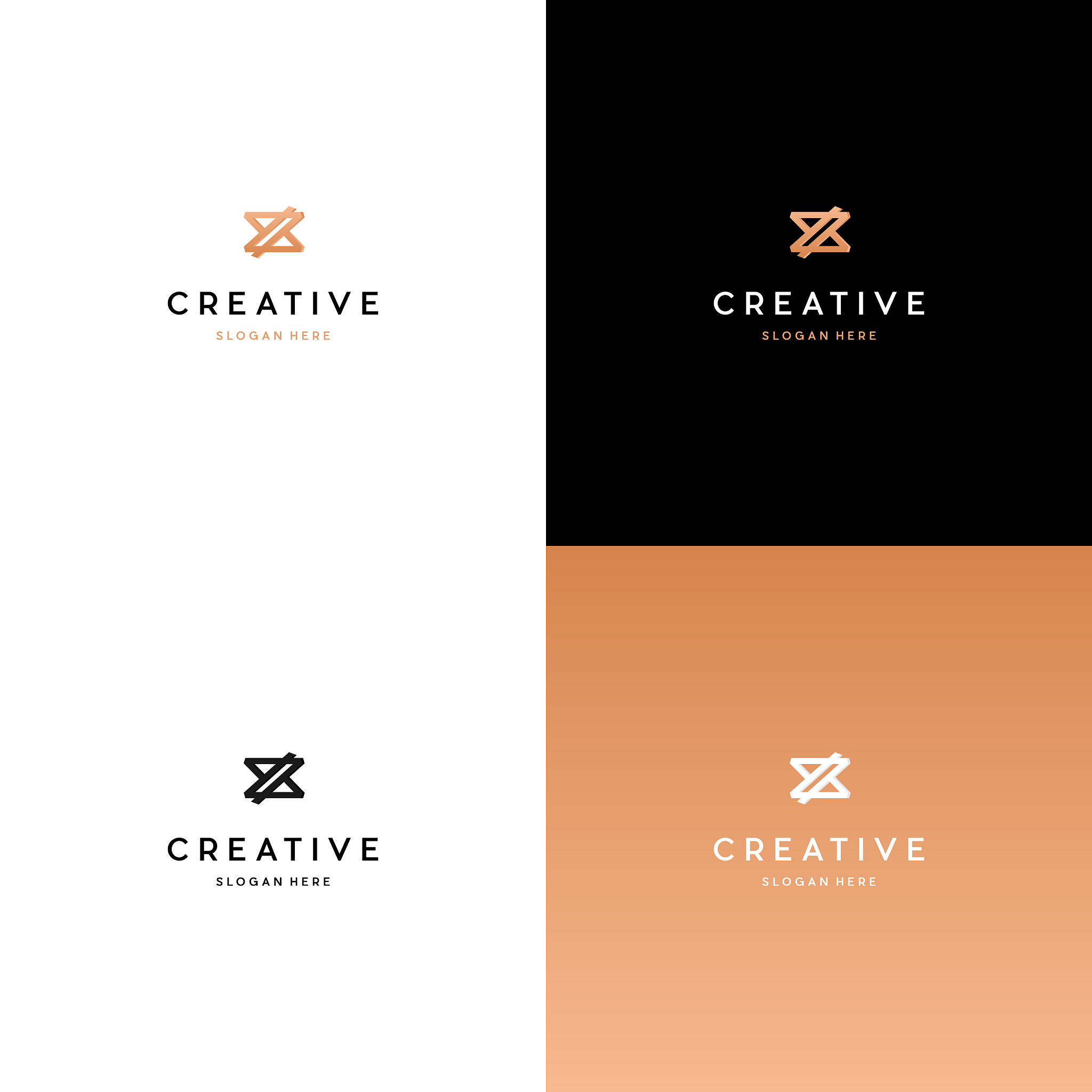 letter z creative logo design