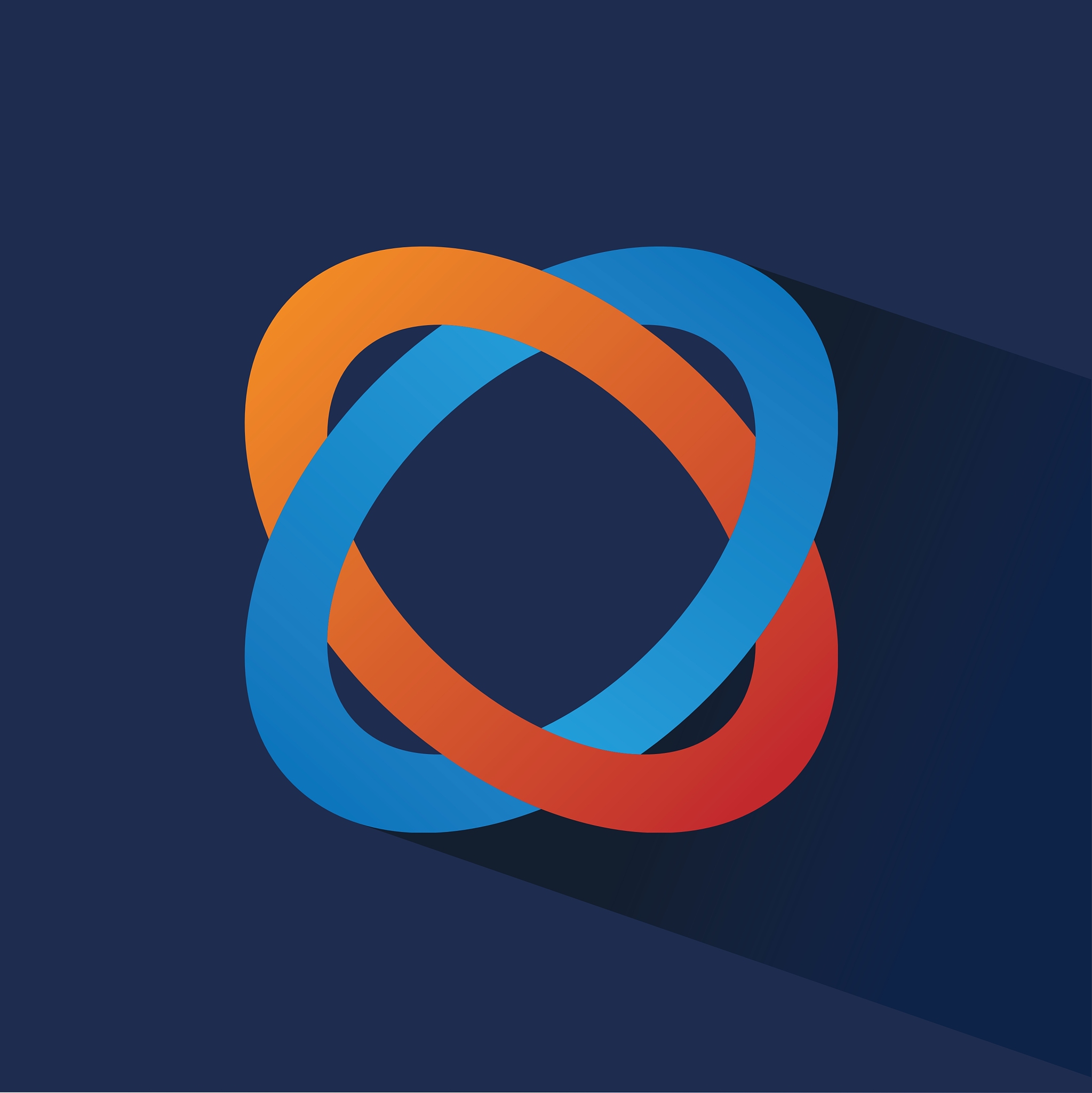 abstract colored icon isolated on color background