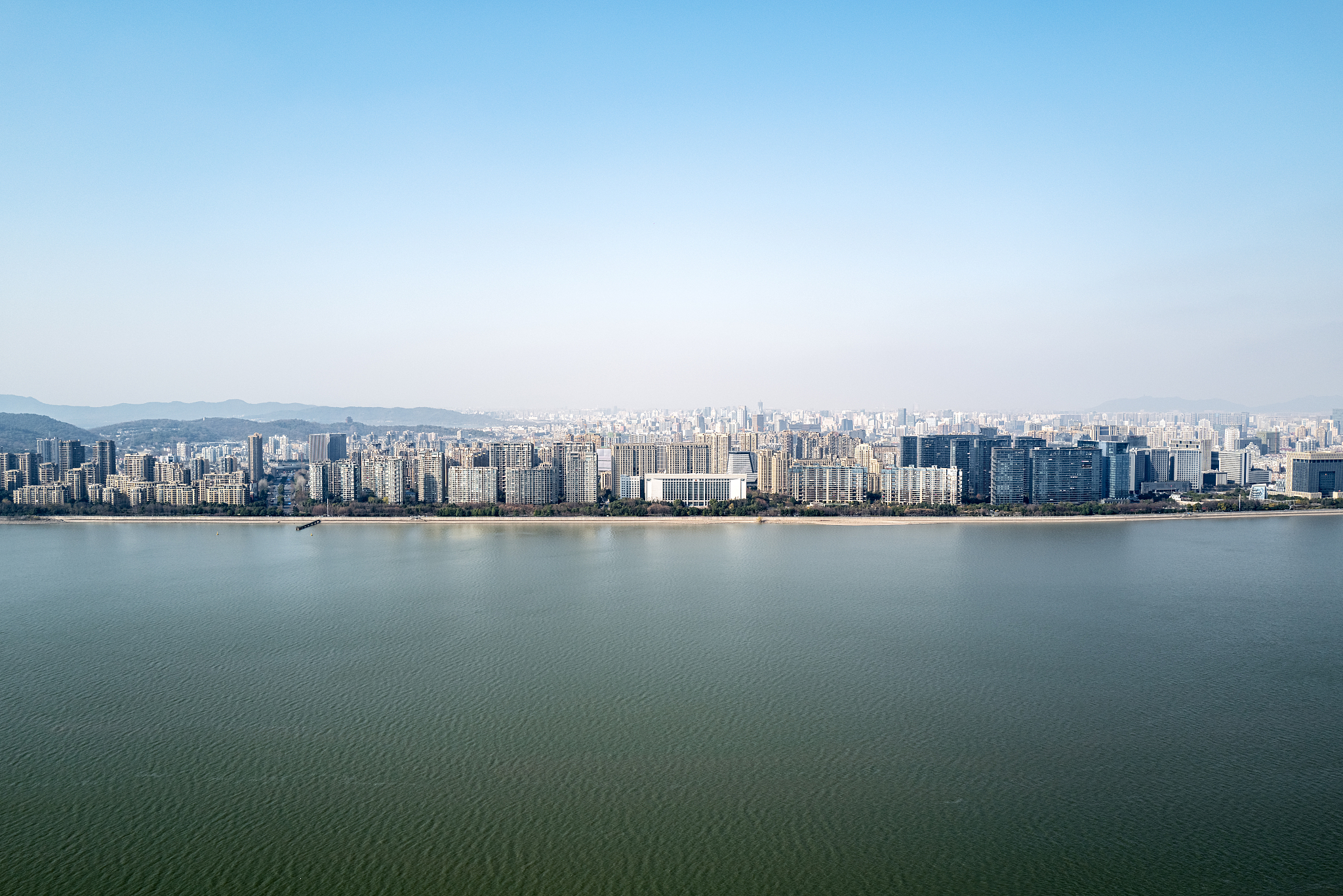 杭州现代城市天际线