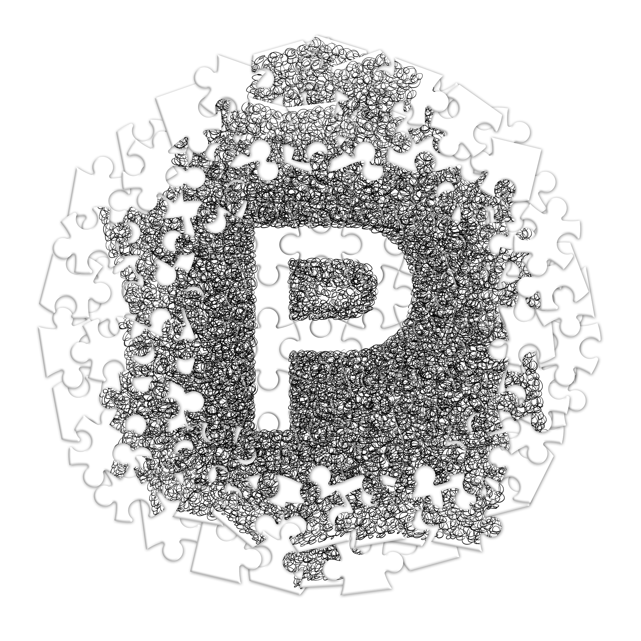 英文字母<strong>p</strong>,竖锯,白色背景,水笔,字体,插画,拼图拼块,背景分离,字母