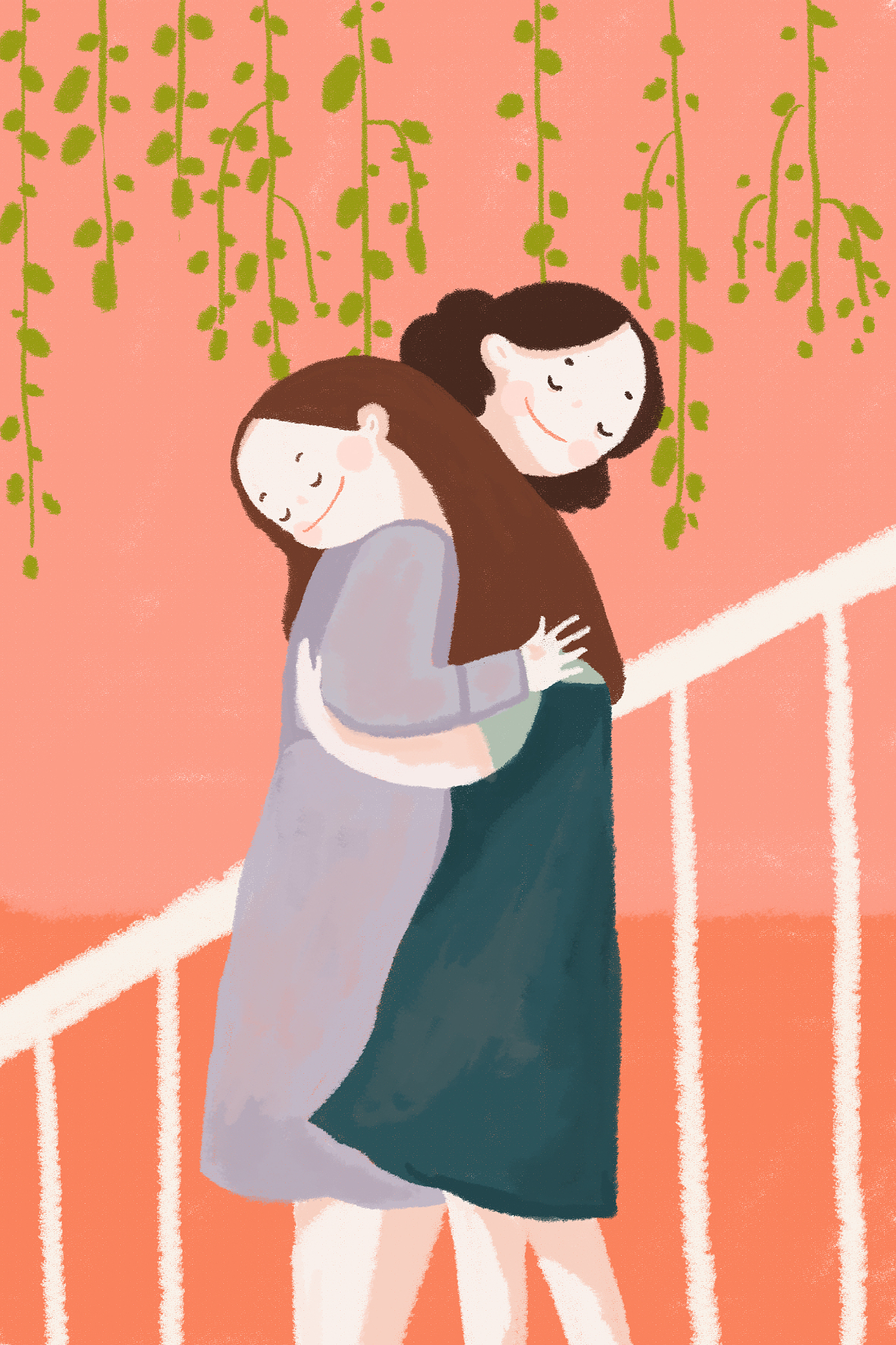 难过的时候，请抱抱我！