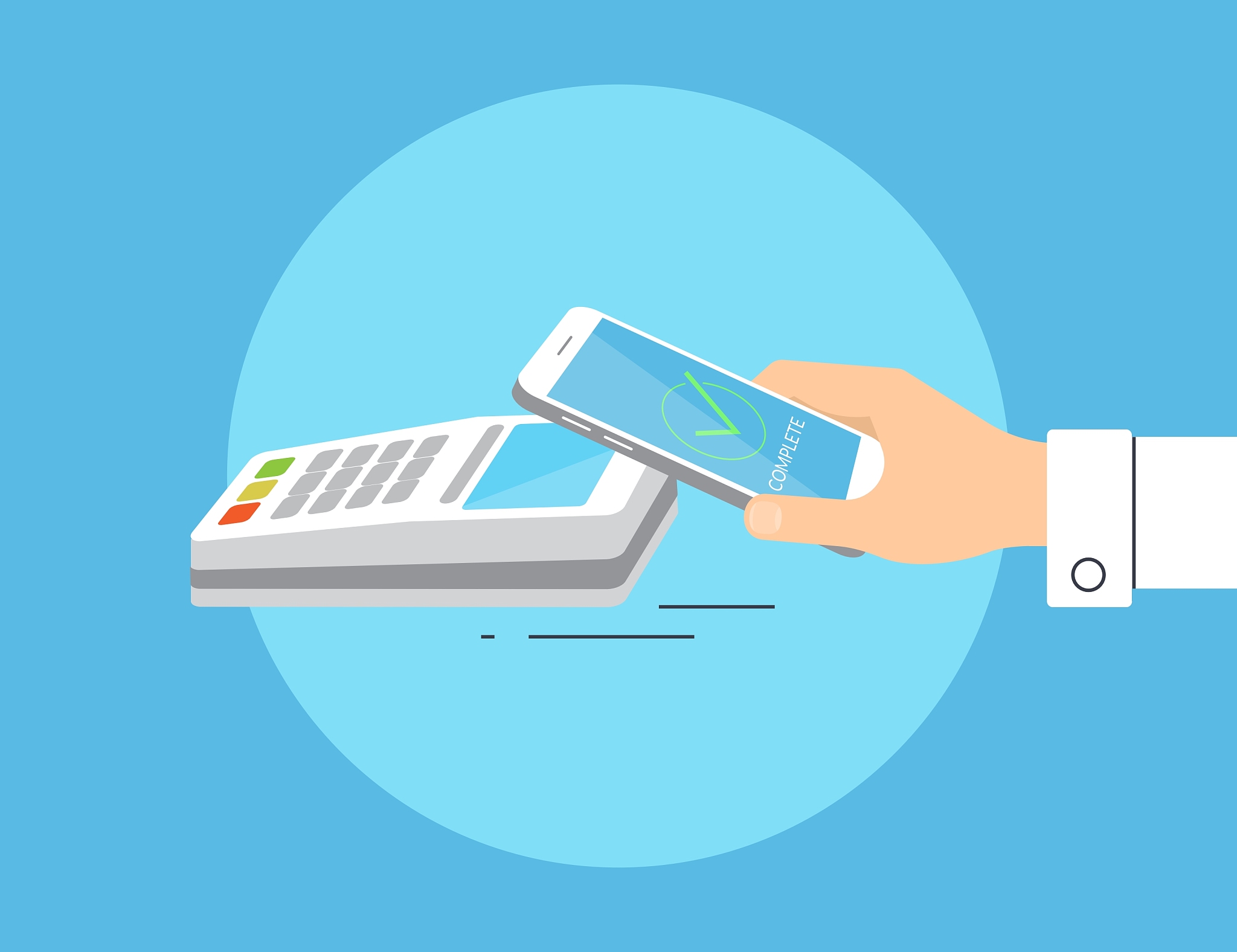 payment by smartphone via nfc