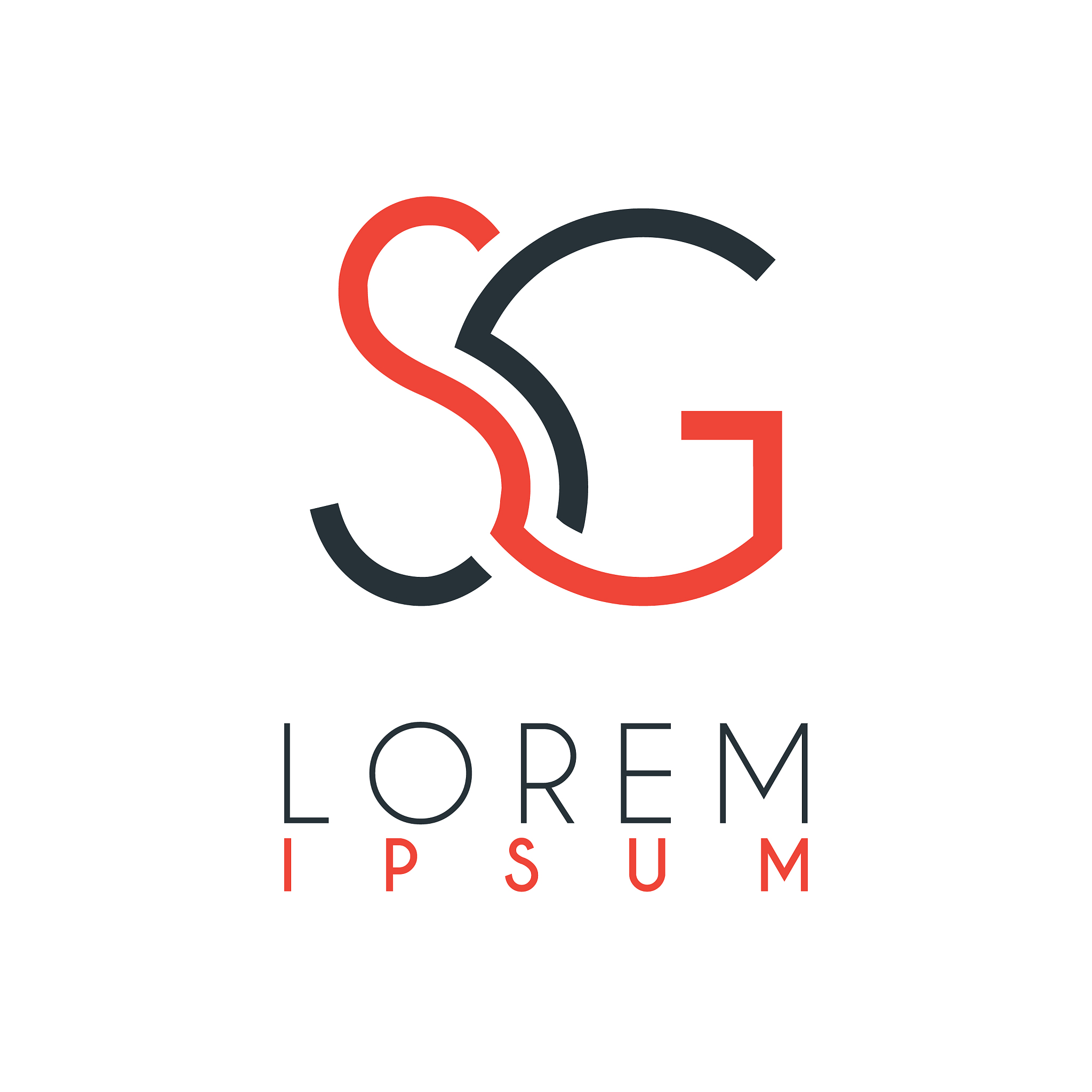 the logo between letter s and letter g or sg