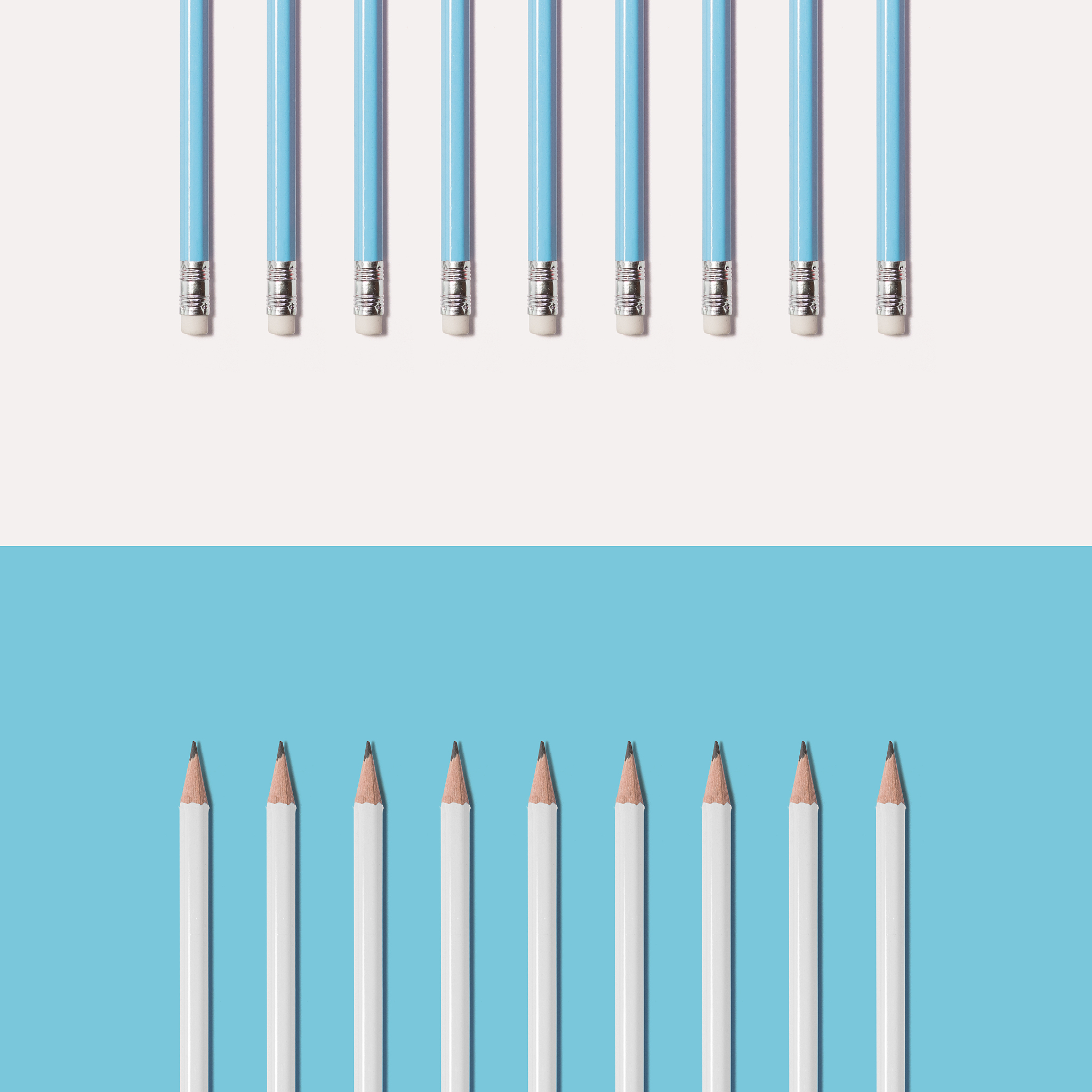 简约淡色仙气中性笔设计方案：樱花、星空、山水、植物、几何