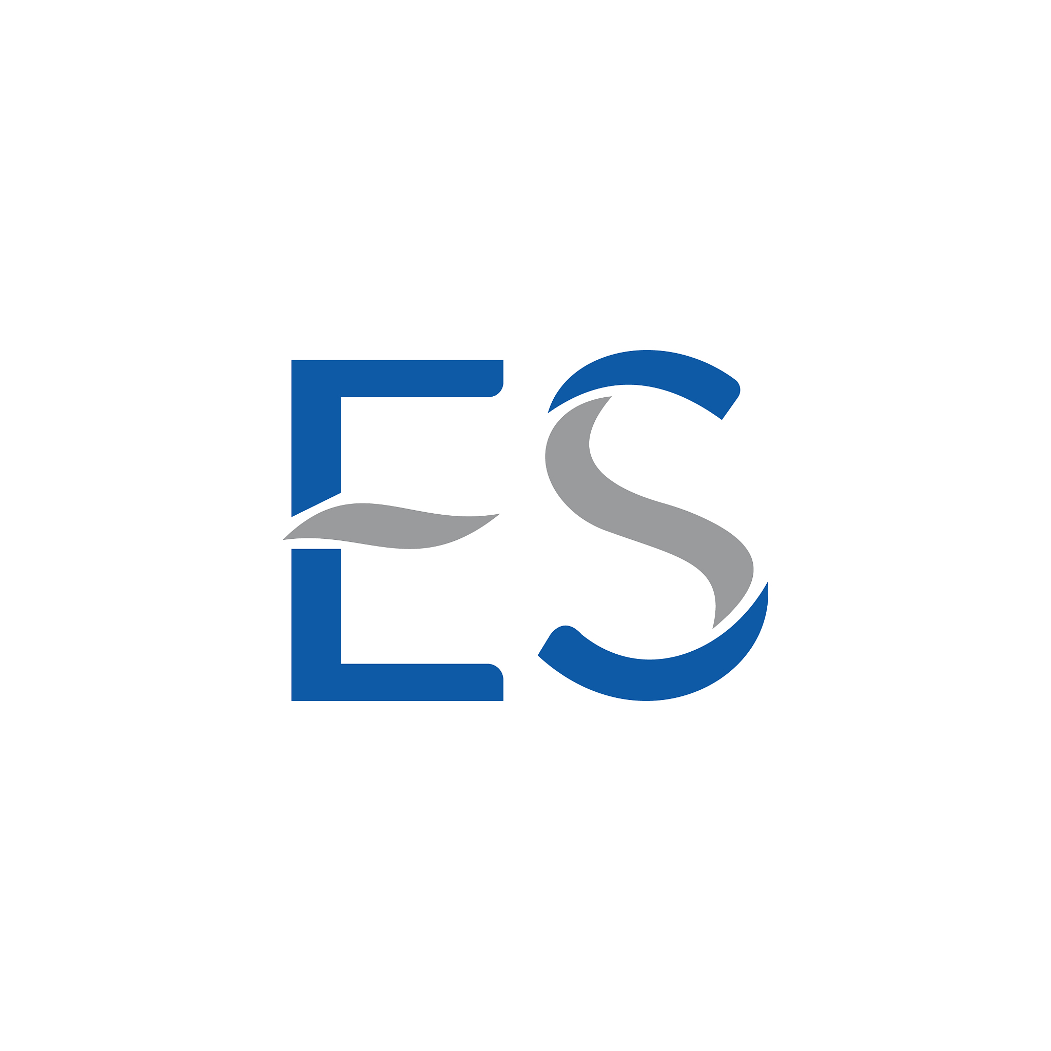initial letter es or se logo design template