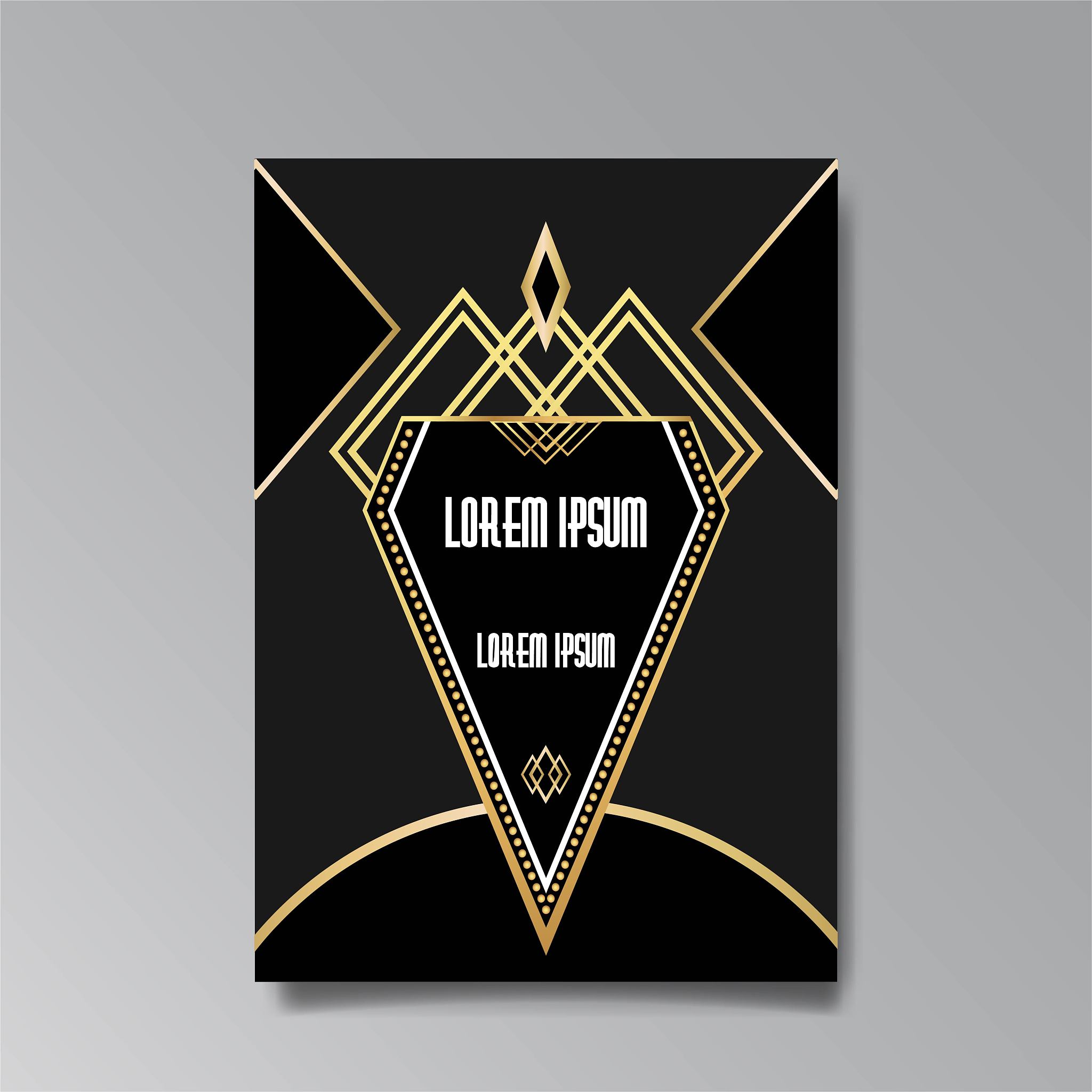 黑金伊斯兰海报套装 - 极简风格，古兰经图案，帆布材质