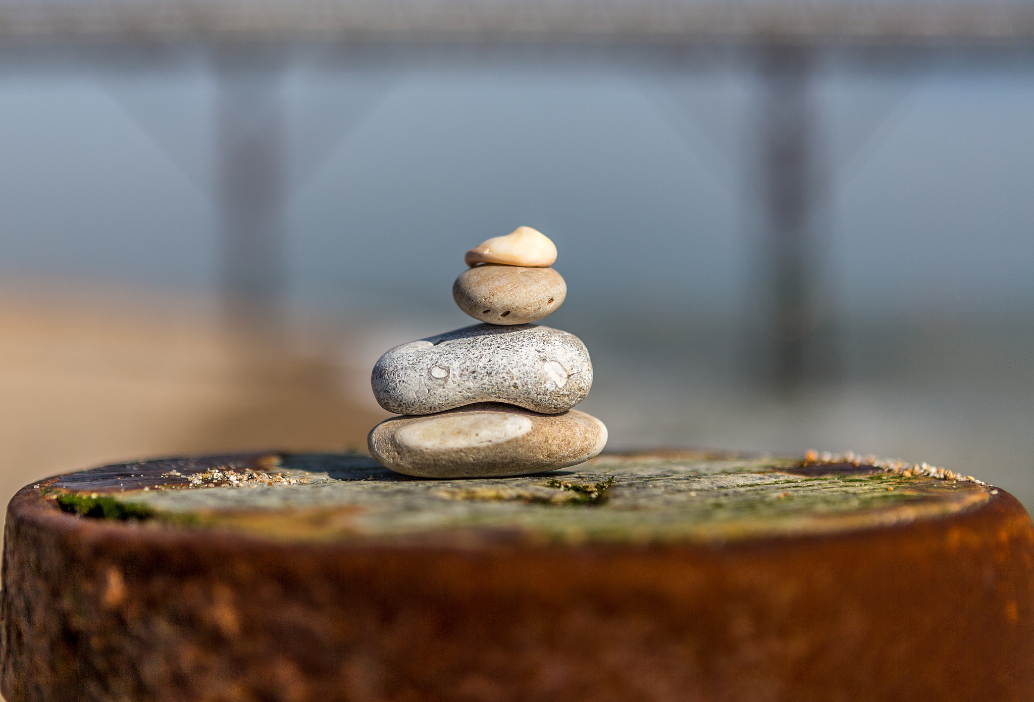 pebbles on a beach