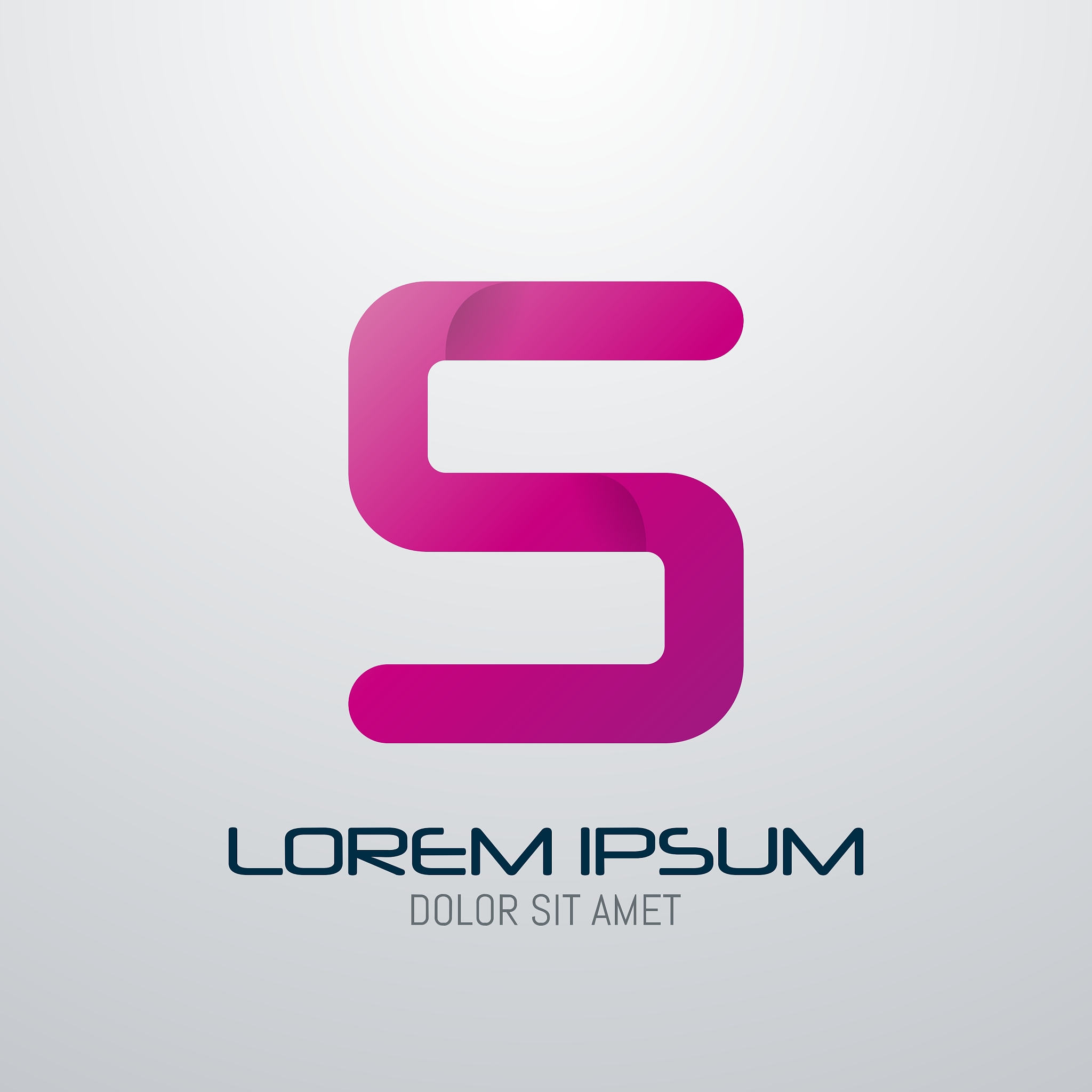 letter s logo icon design template elements