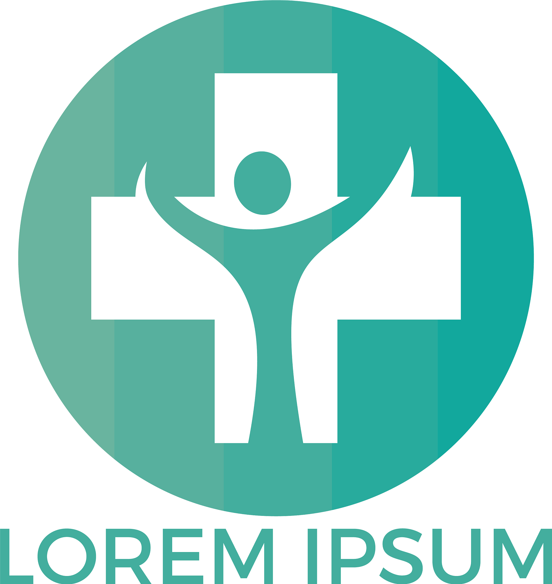 abstract medical logo design