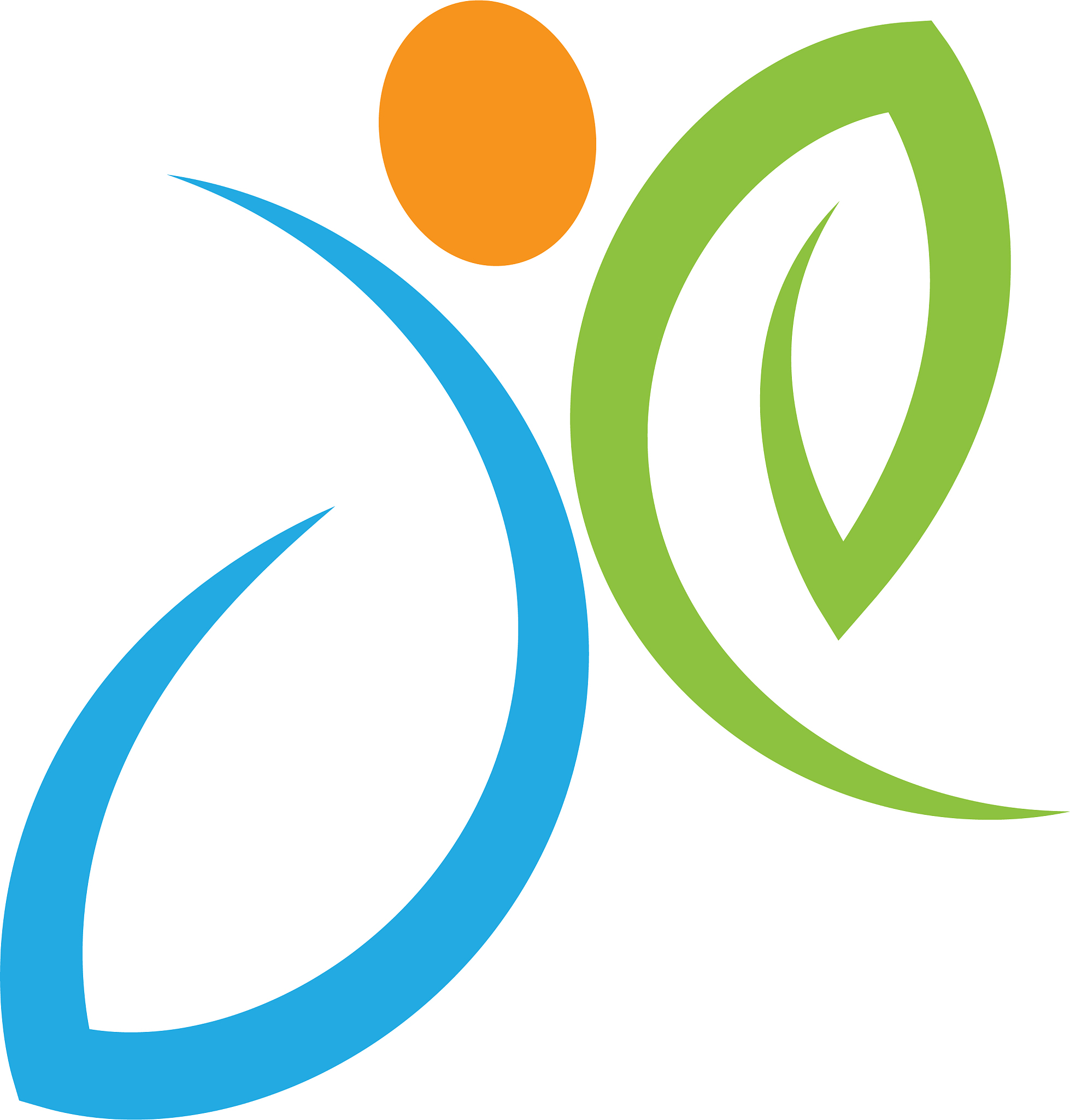 human character logo sign