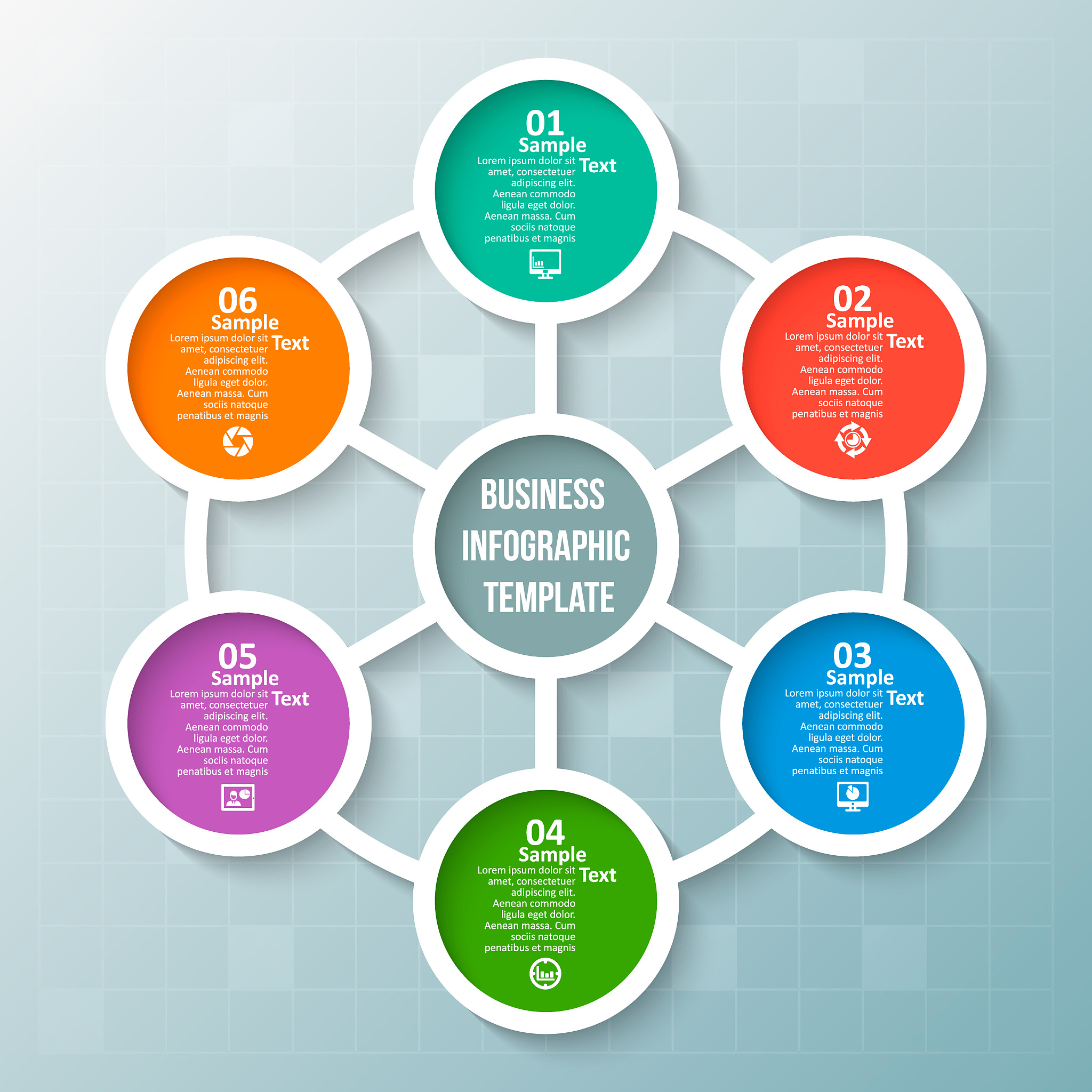 abstract 3d paper infographics. business template .vector illust