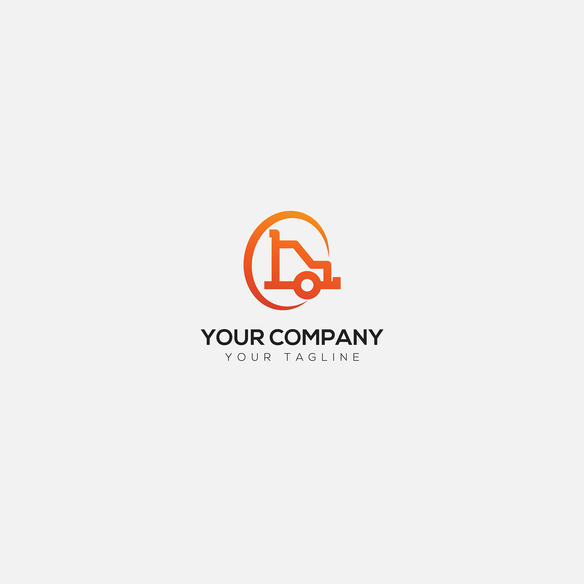 trucking simple logo fast truck logo