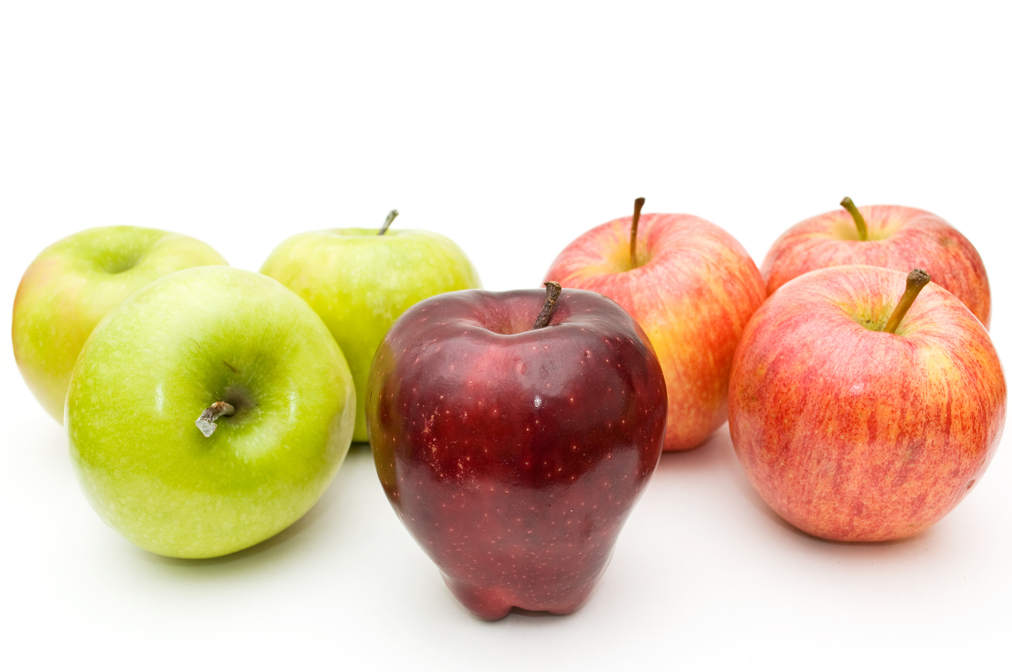 seven apples