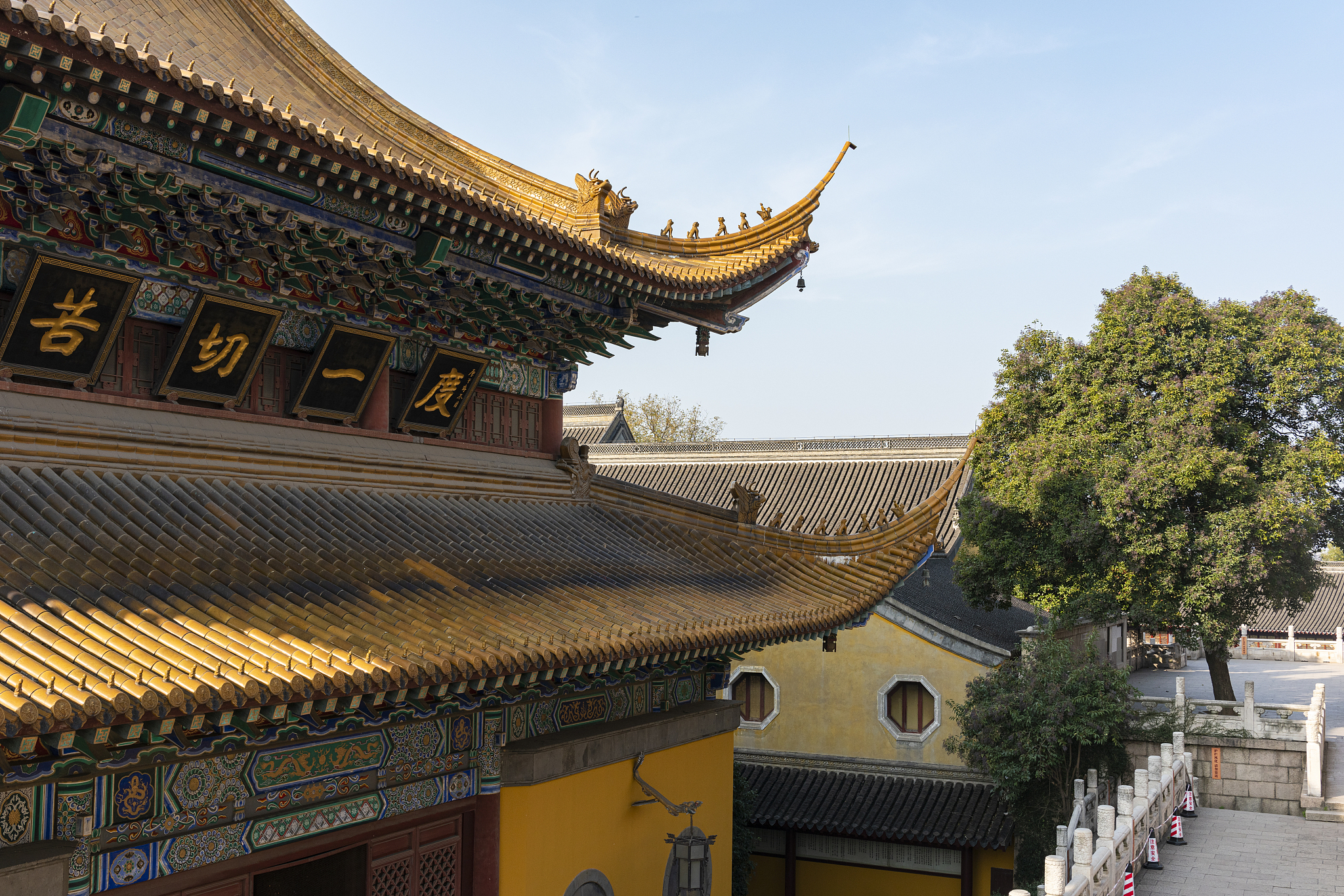 镇江金山寺中国古建筑景观