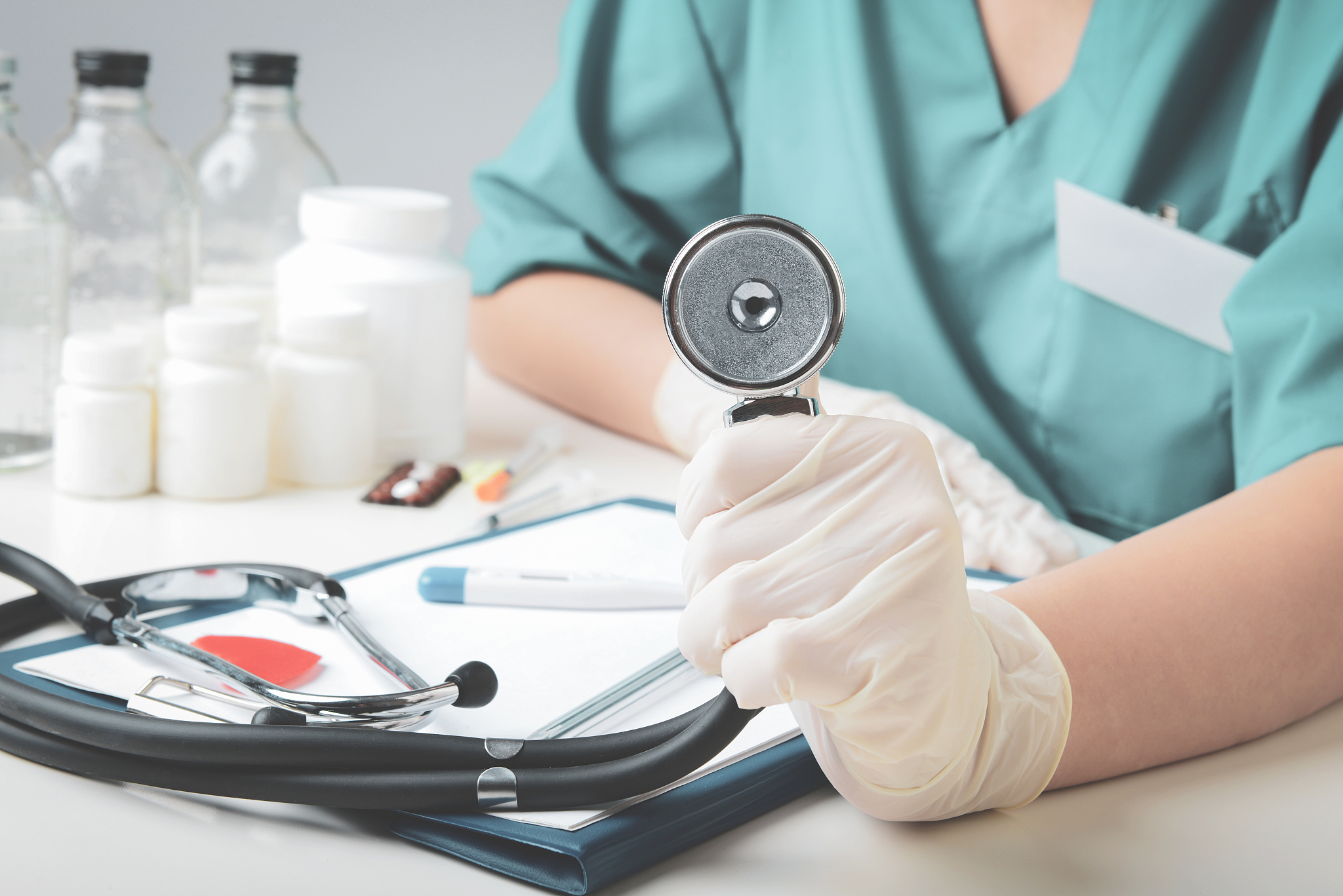 doctor in a medical office