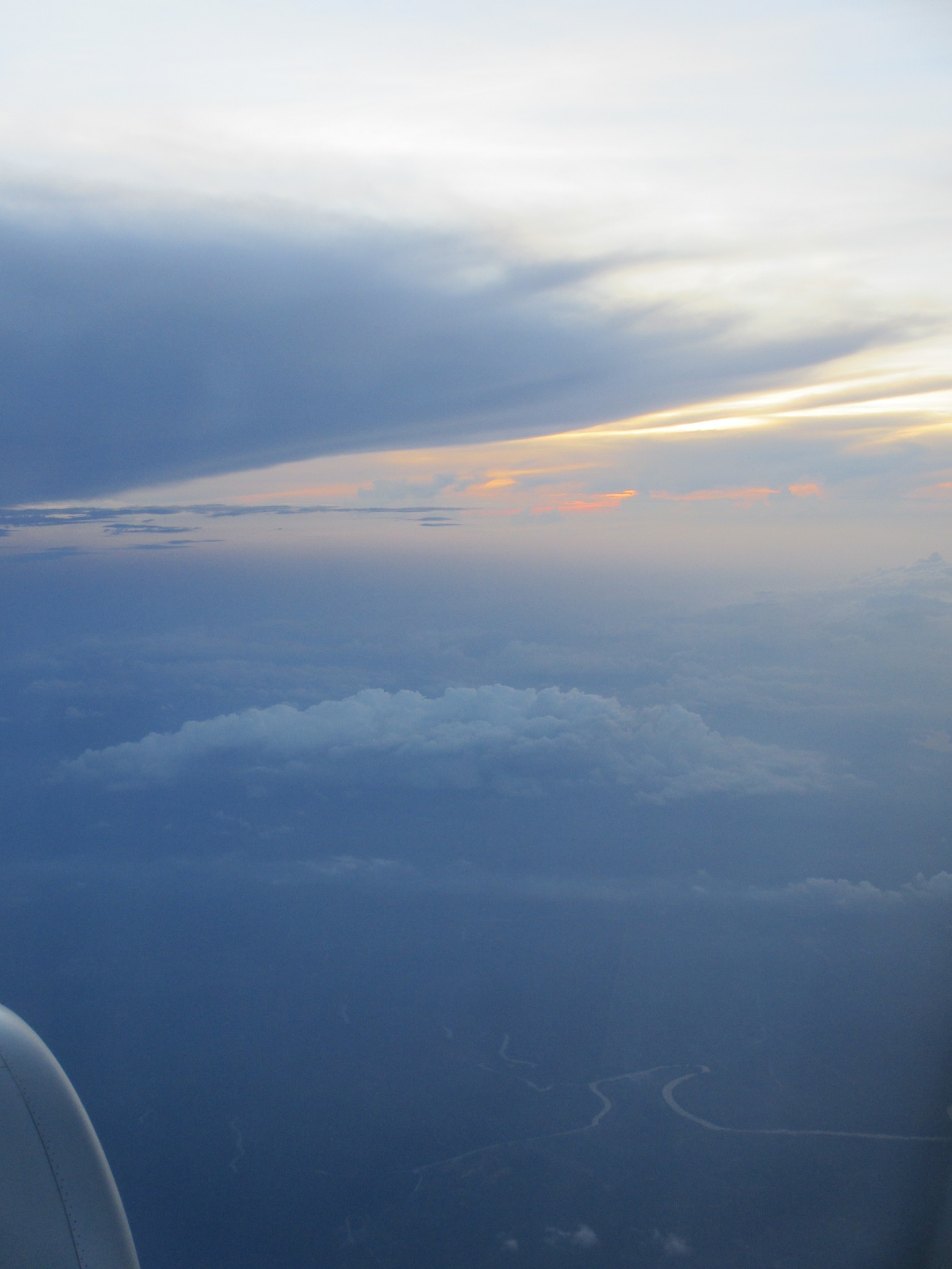 views from airplane windows, wing parts in the pictures