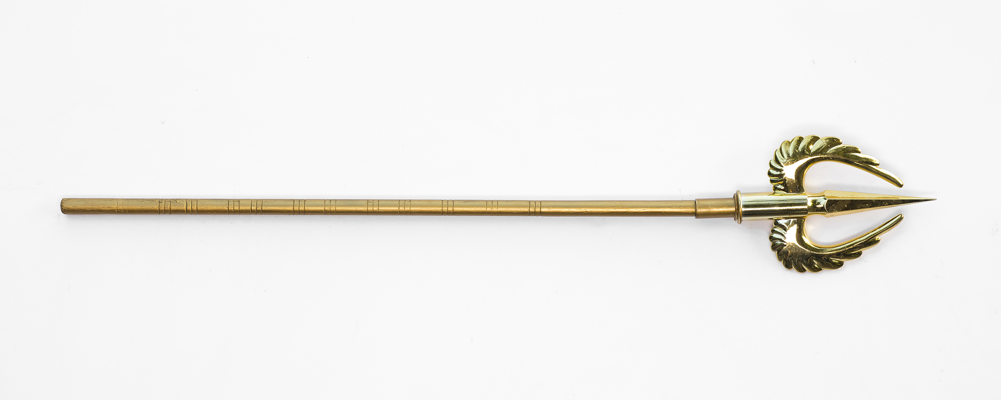 neptune's sea trident on a white background