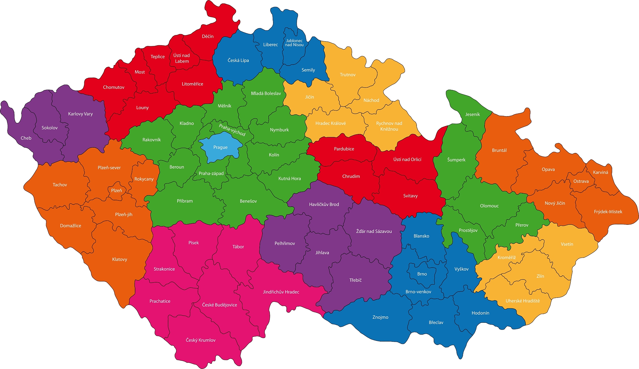 czech republic map