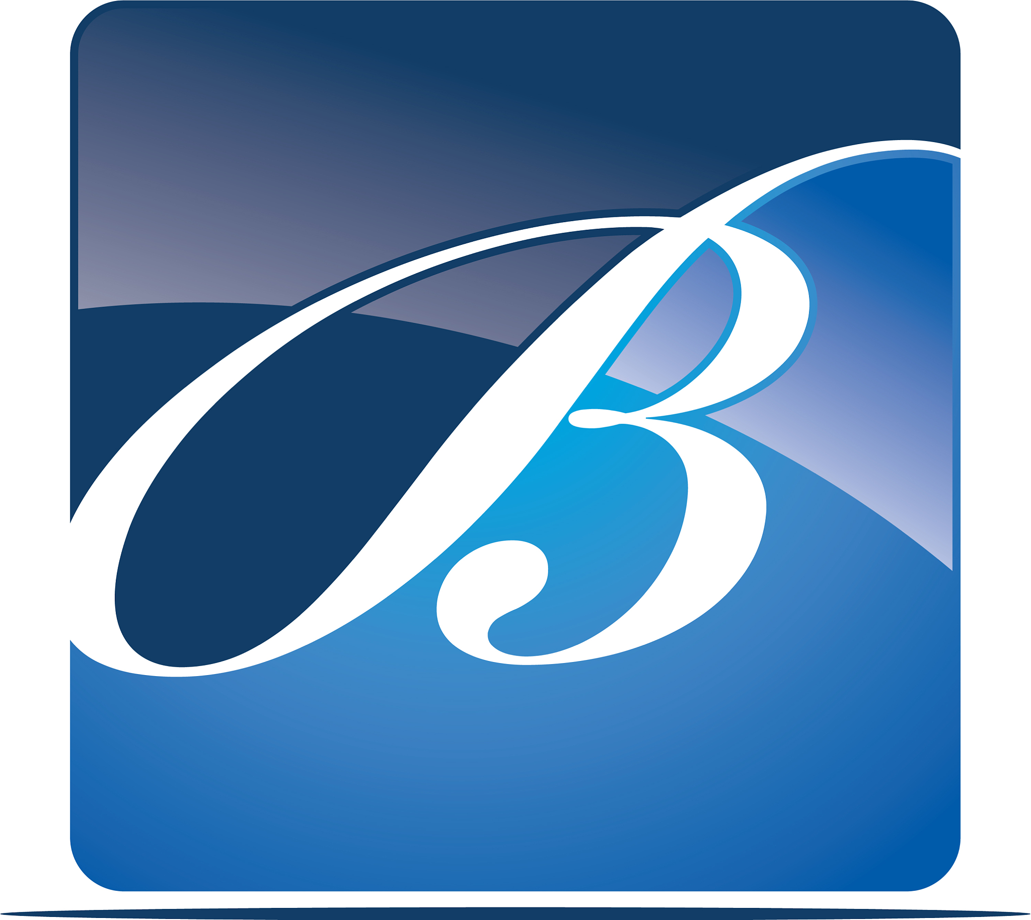 letter b logo design template