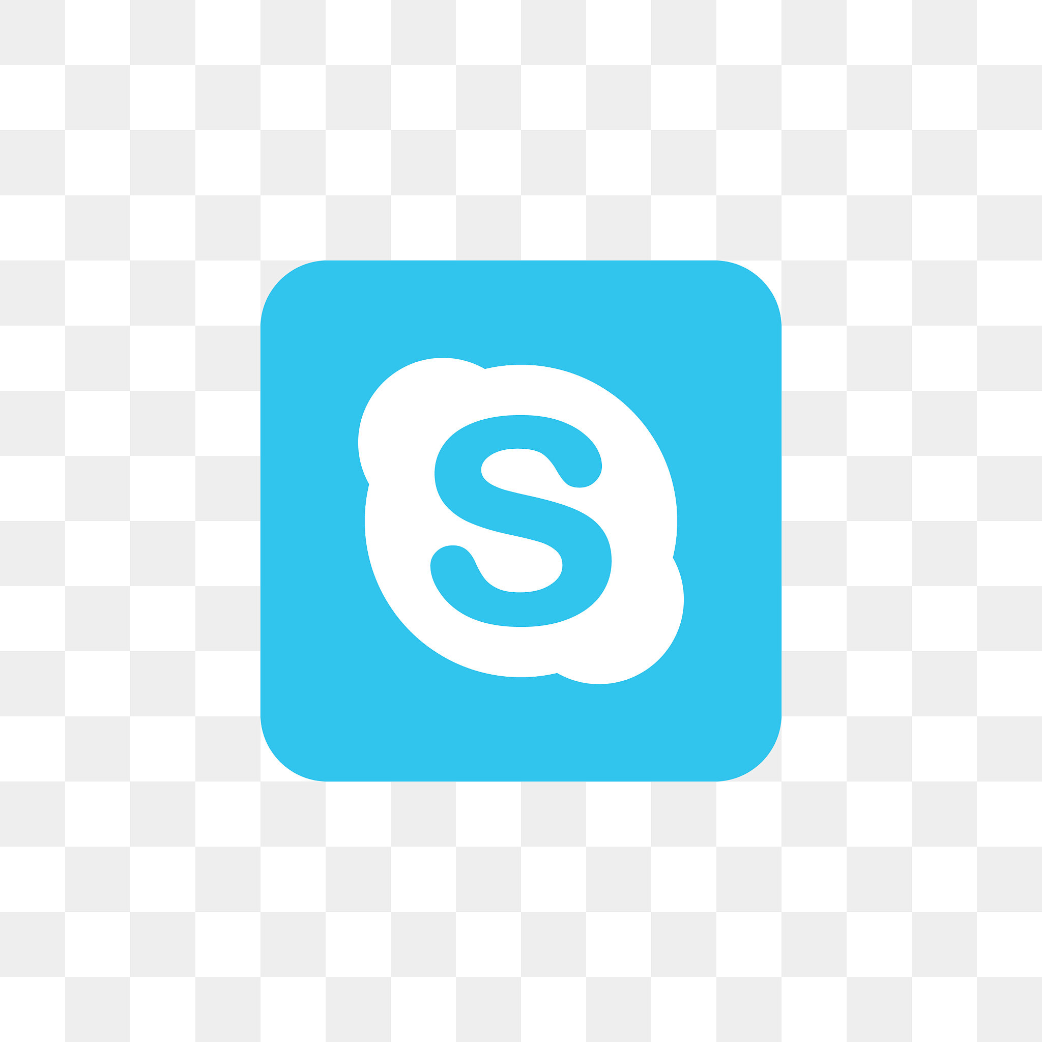 skype social media icon design template