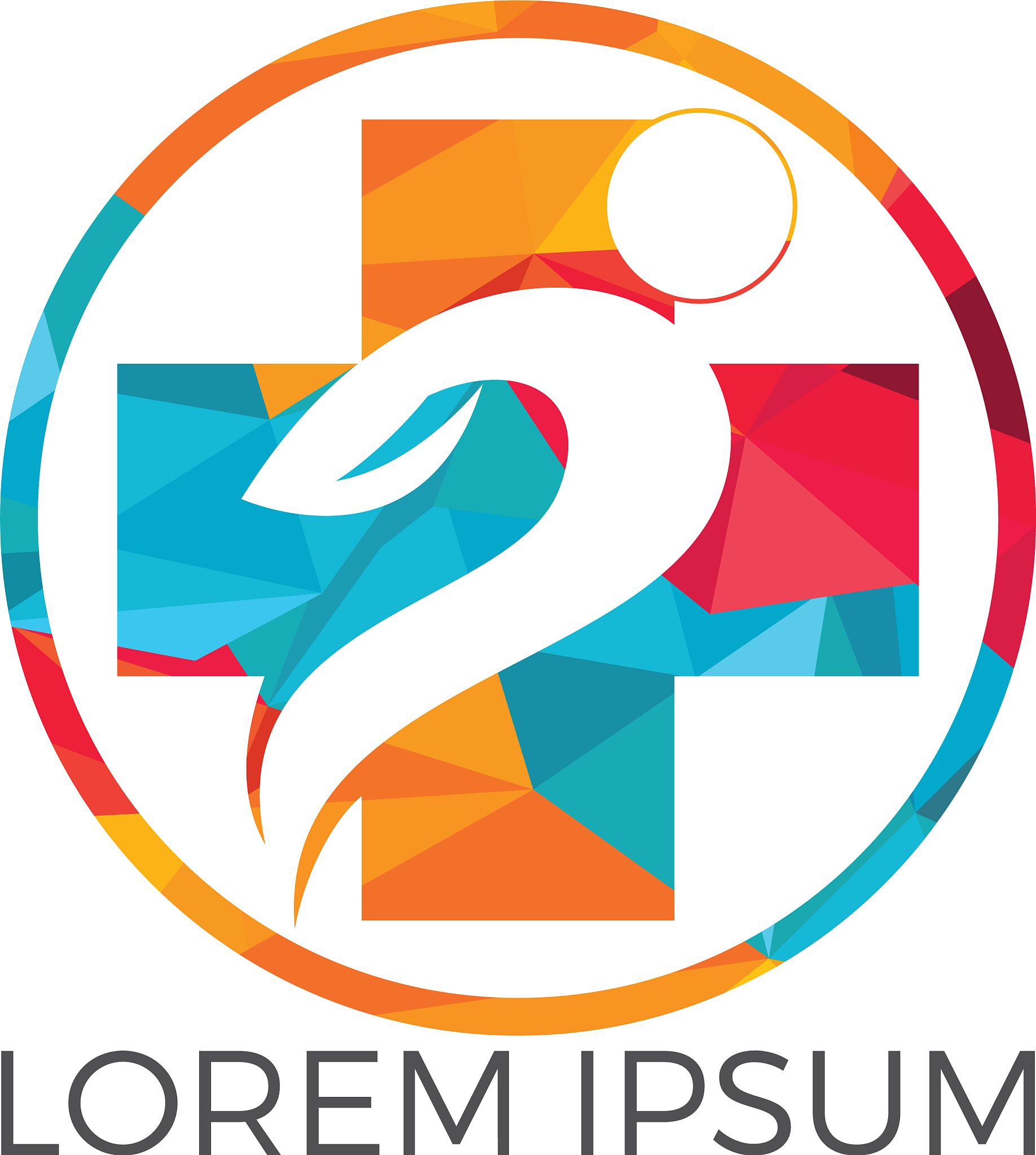 abstract medical logo design