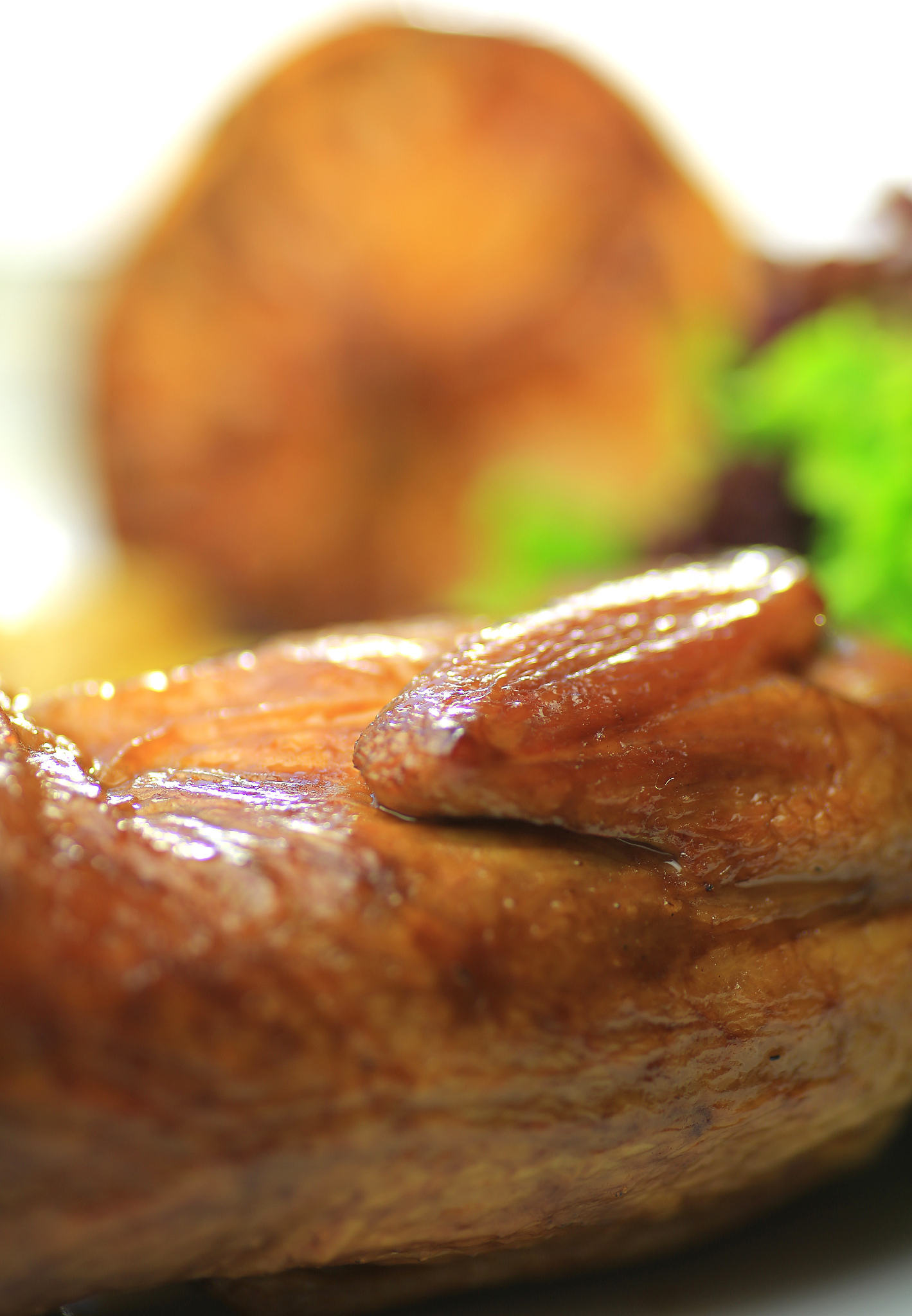 food, fried quail, potatoes,