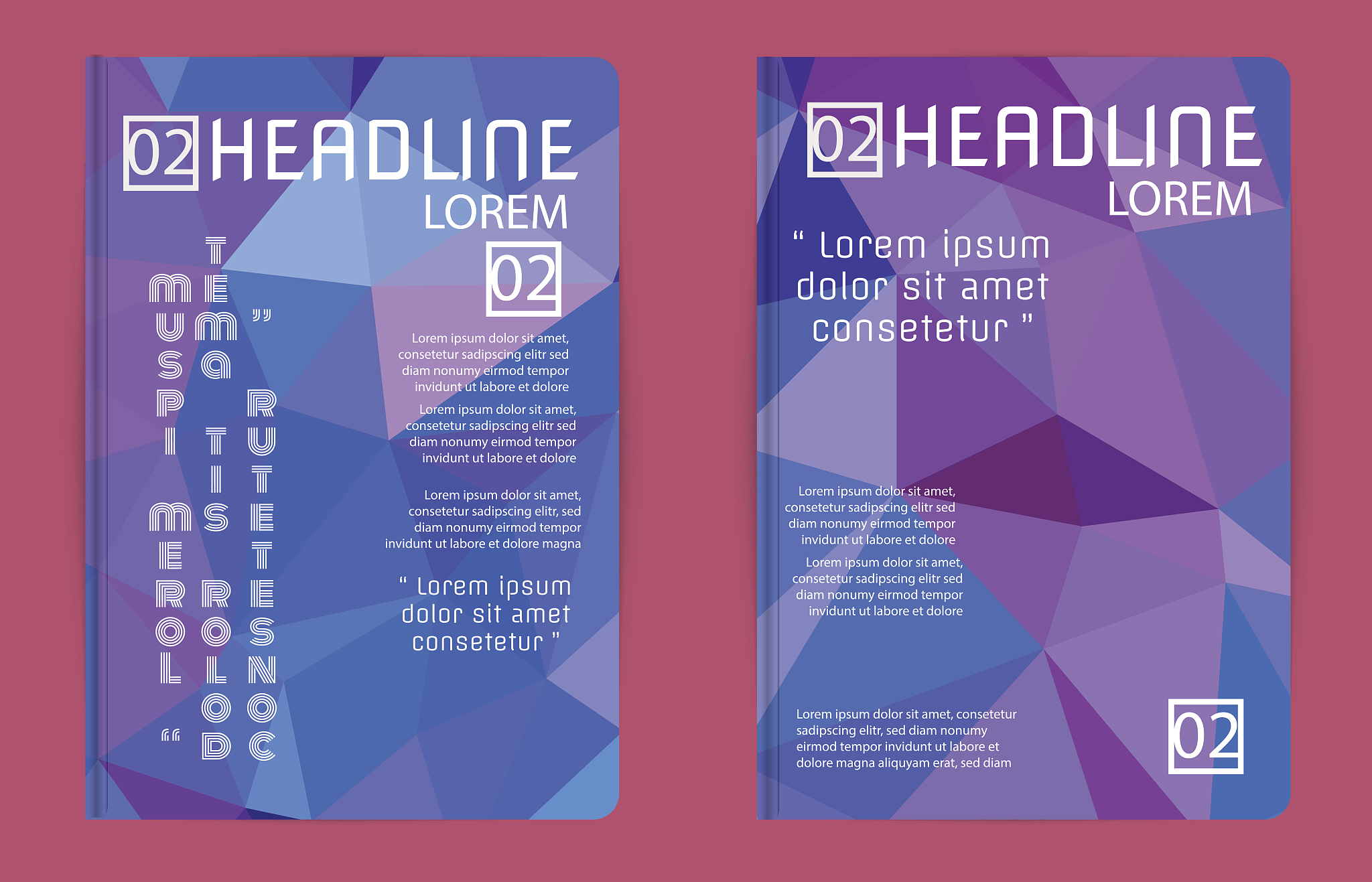 vector brochure, flyer, magazine cover booklet poster design tem