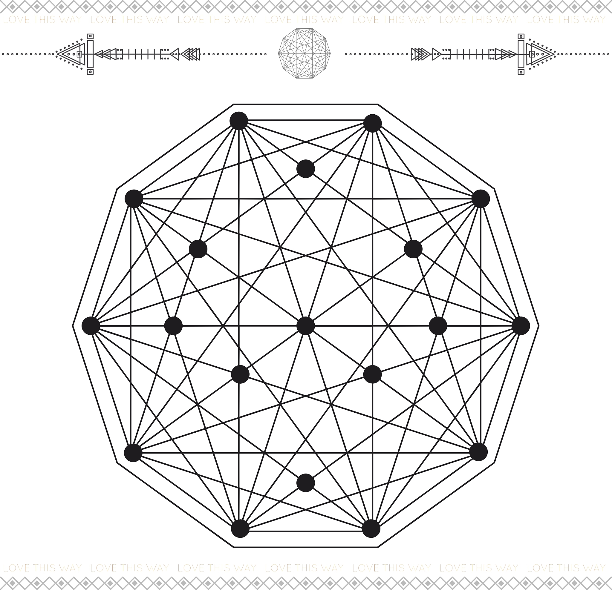 geometric icon magic 1black