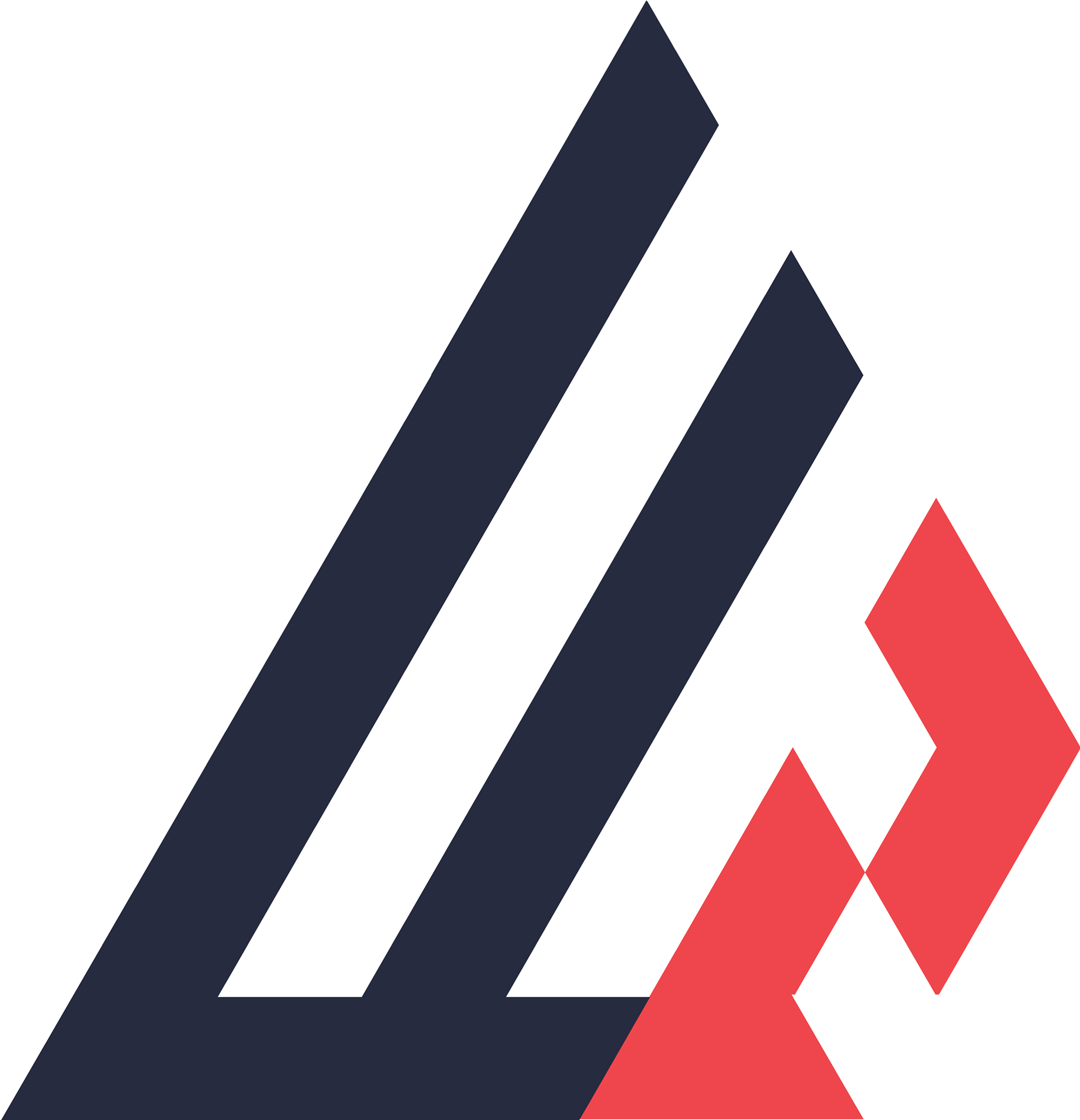 initial letter triangle logo