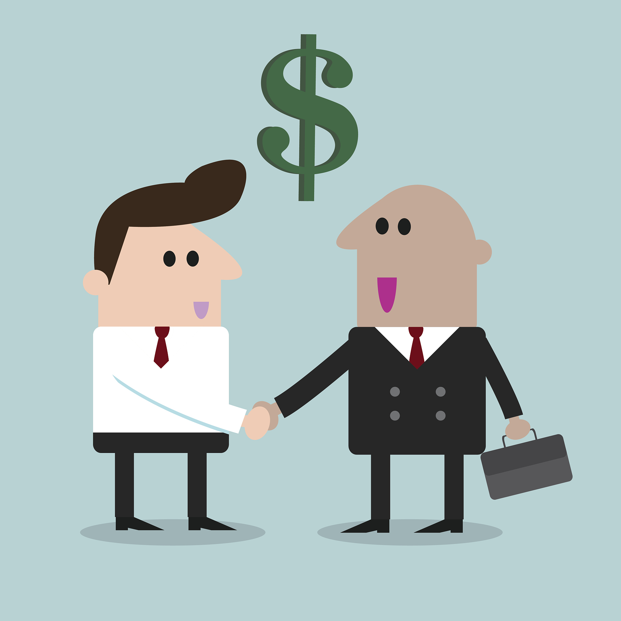 business partners handshaking