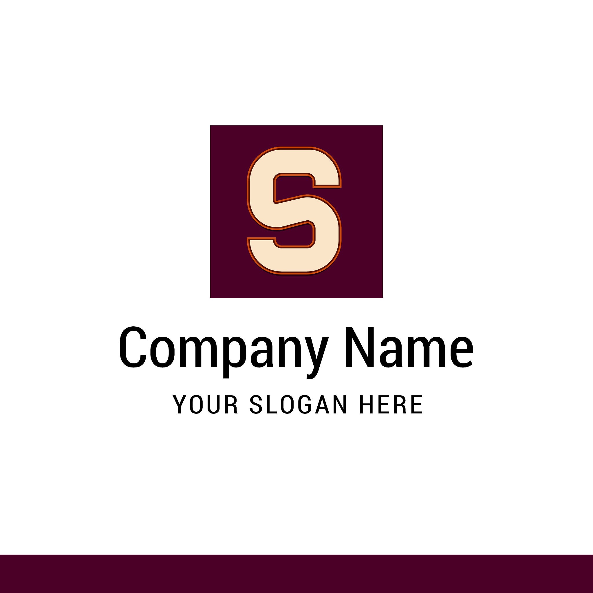 alphabetical logo design with creative typography