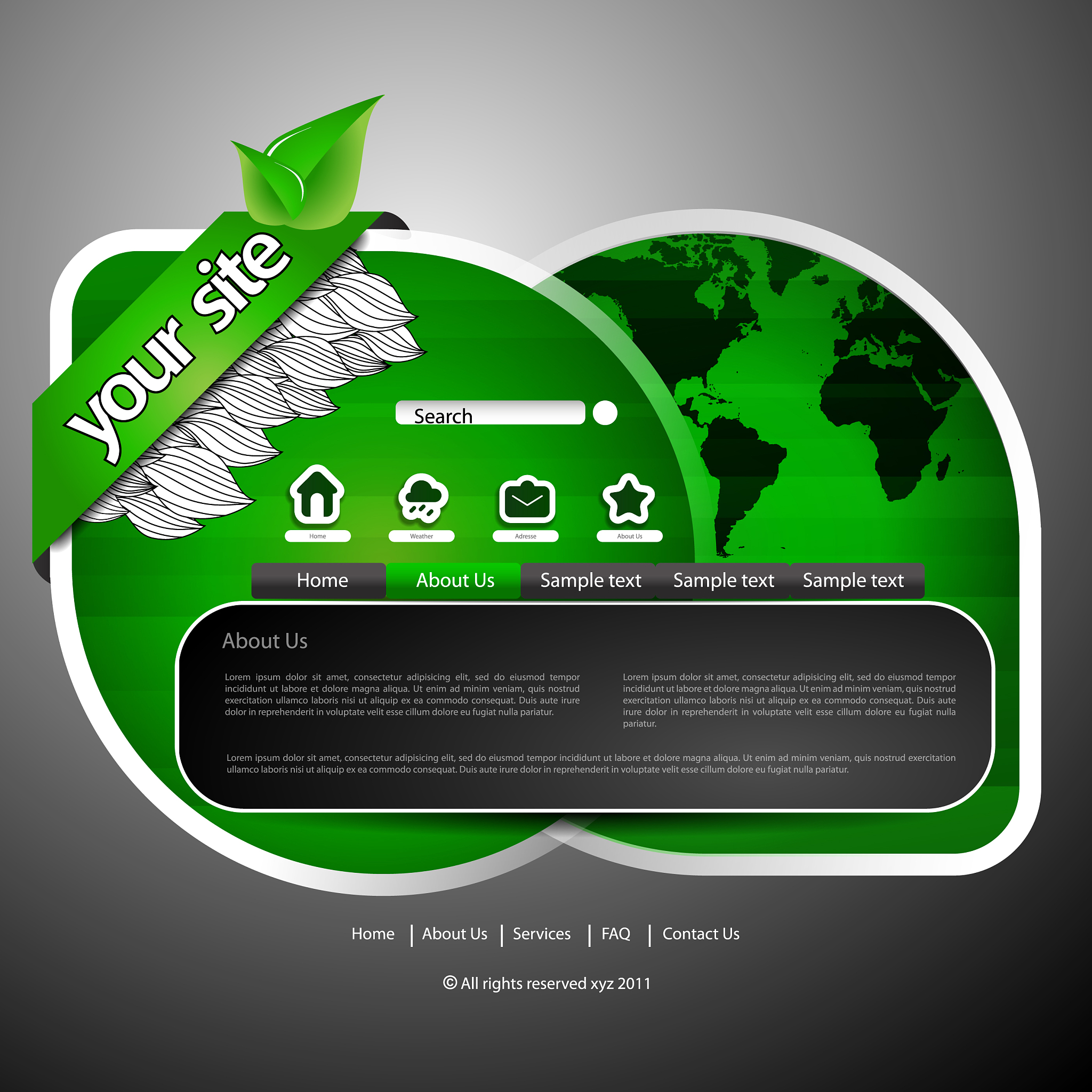 图案和文字应彰显绿色心理文化、寻找健康、和谐、可持续的生活方式的精神内涵。