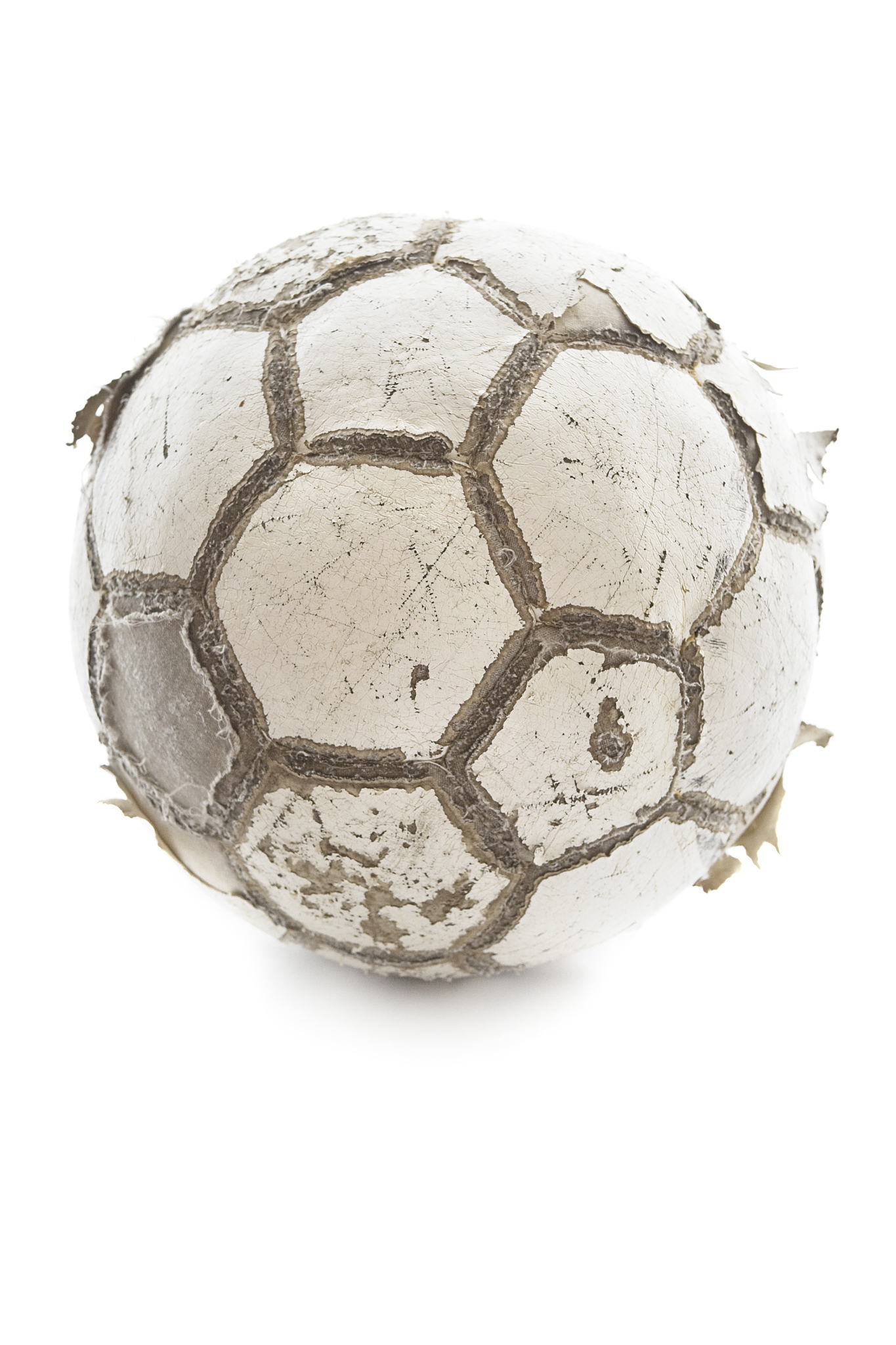 old soccer ball