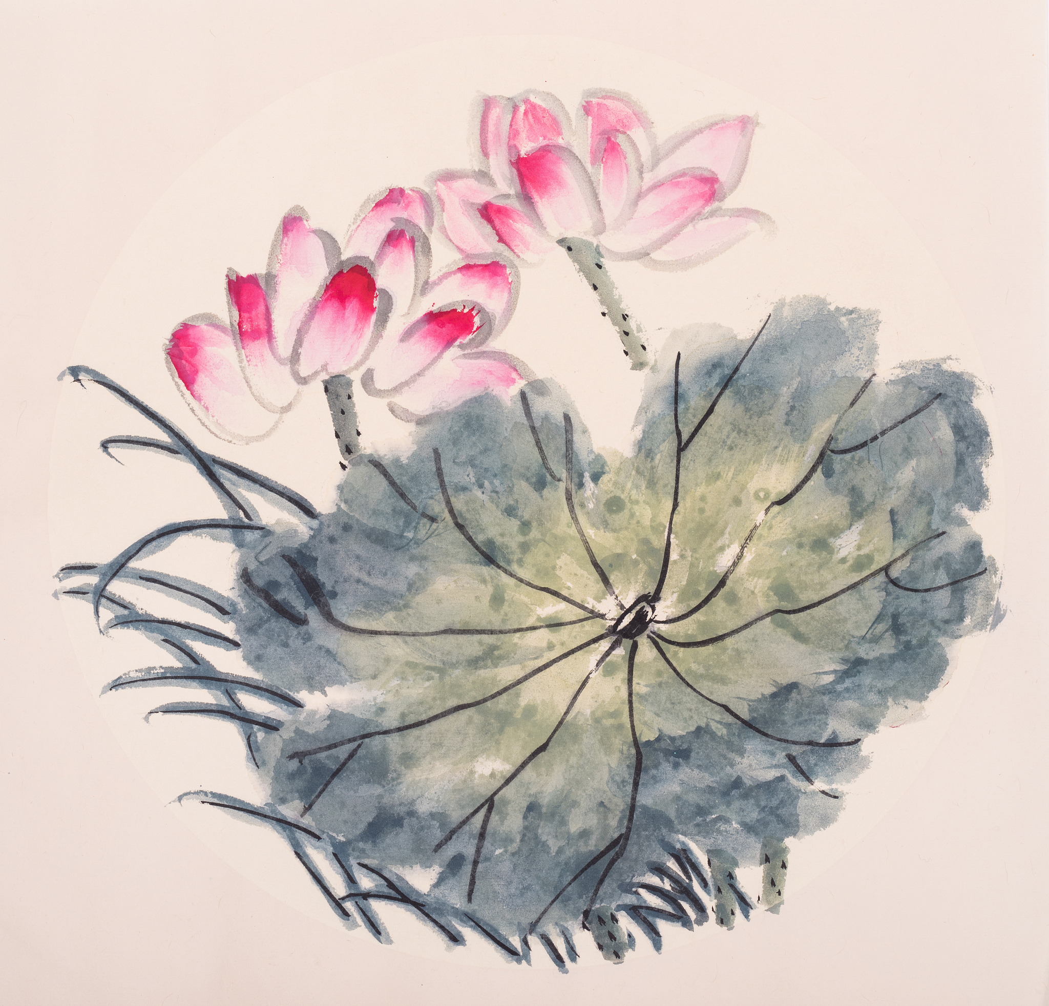 我在讲中国画的墨色怎么过渡到讲中国画的颜色