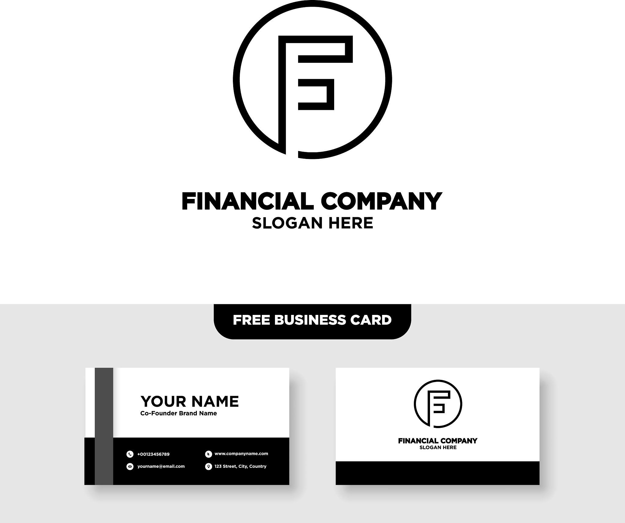 financial logo template accounting logo template