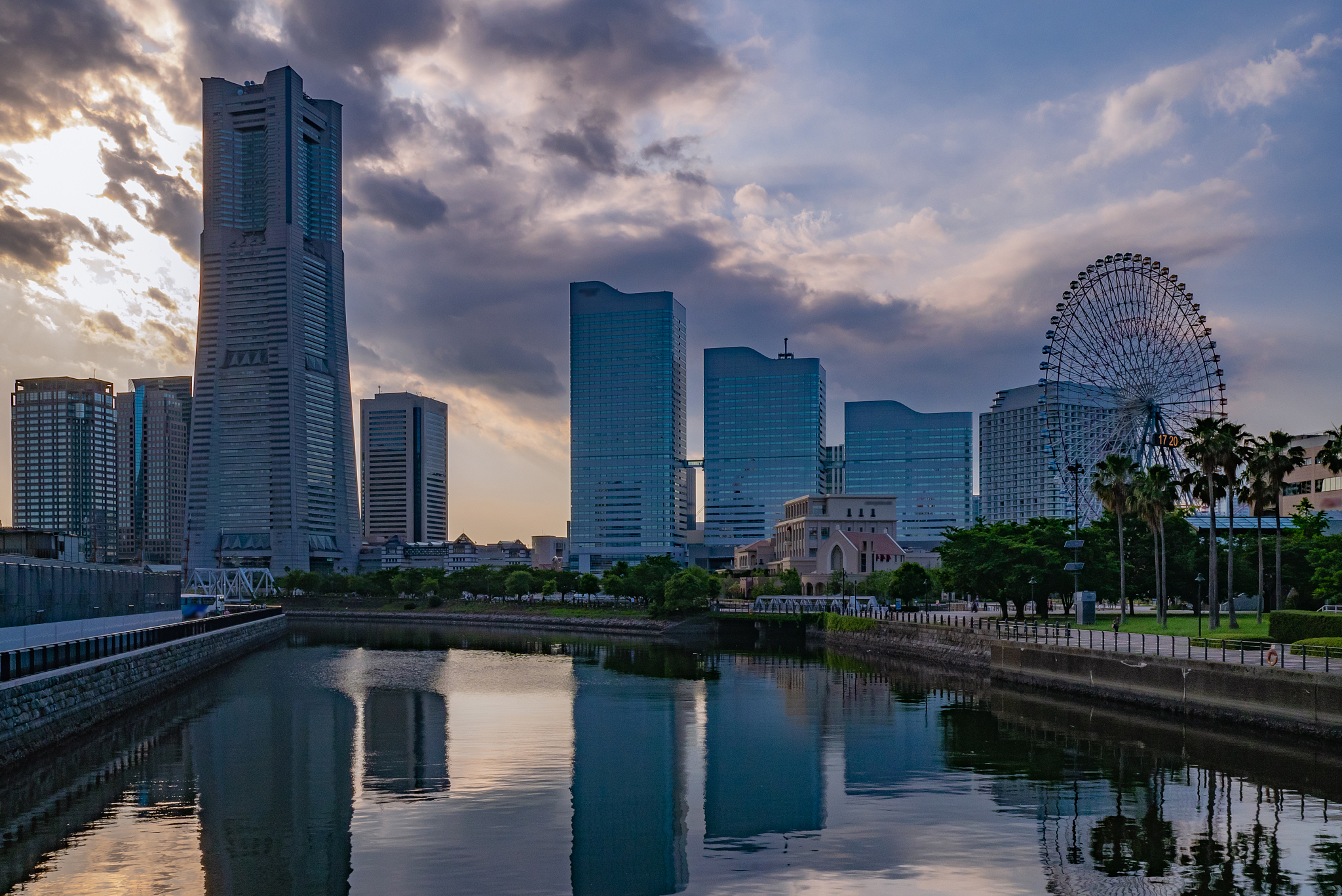 cityscape of yokohama, kanagawa prefecture, japan. yokohama is a