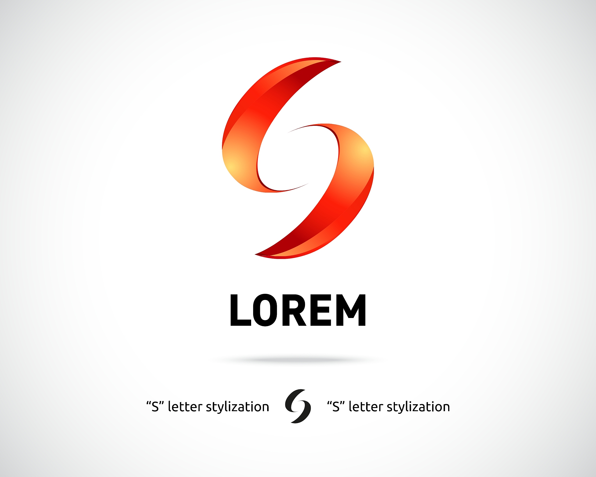 abstract logo design template