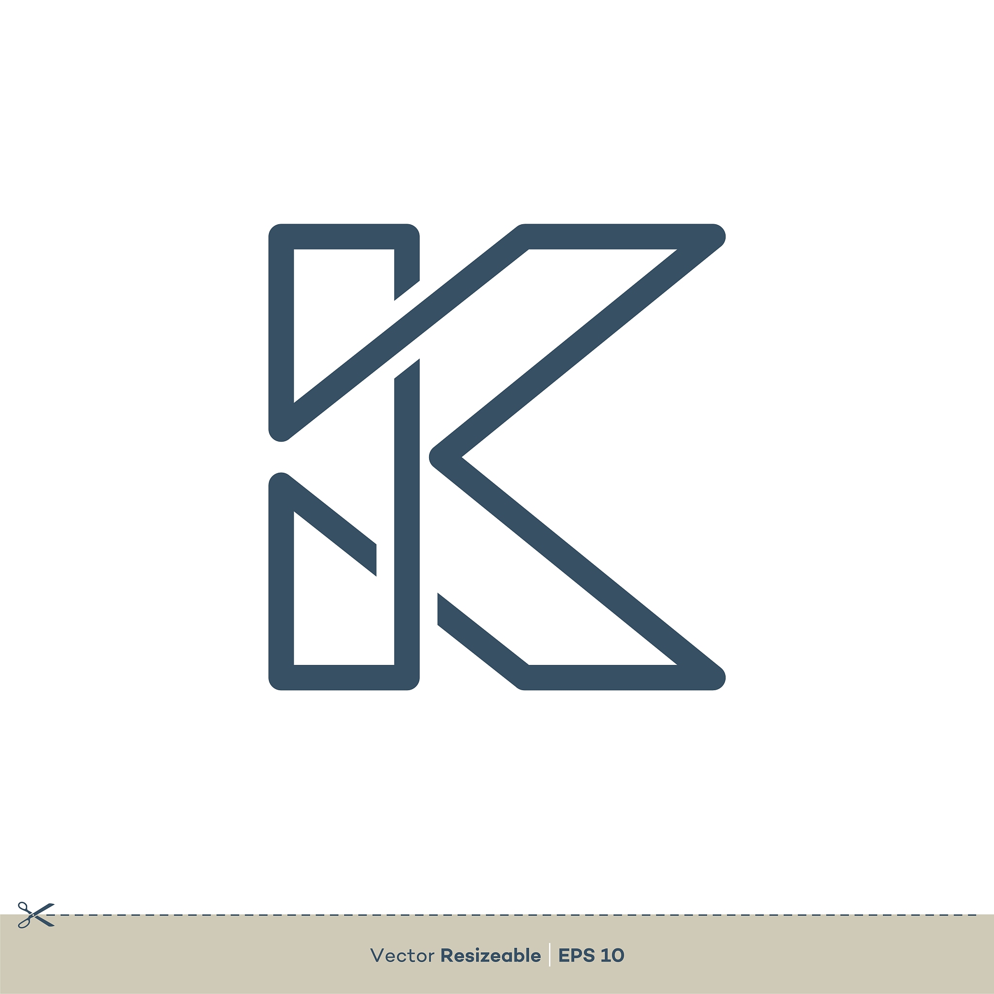 k letter logo template illustration design. vector eps 10.