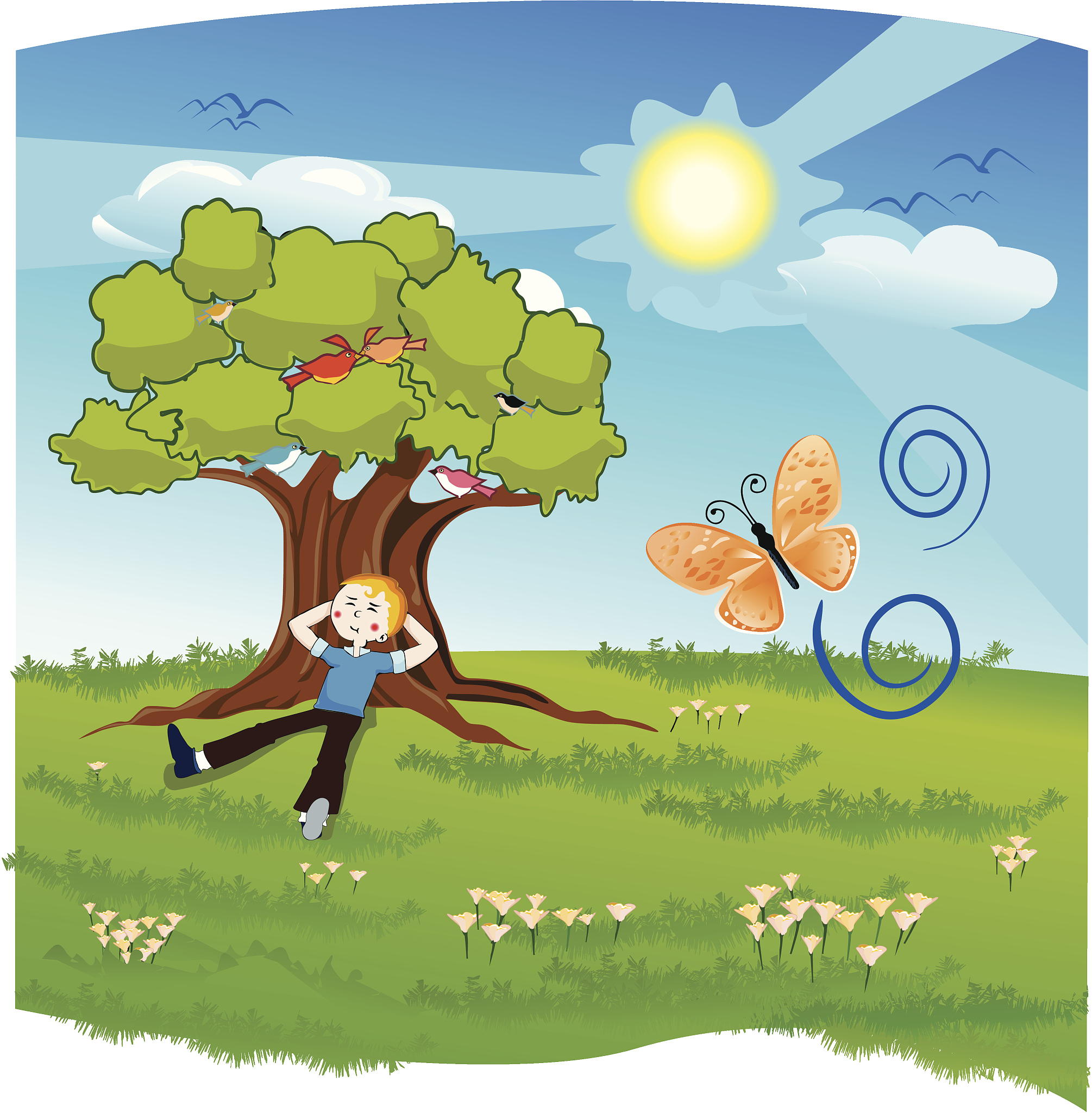 大班语言领域课程《拦路的大树》片上是一群小动物在巴士上但是巴士前面有一颗倒下的树拦住了他们的去路老师询问小朋友们观察到了什么随后让幼儿给小动物们想办法分组进行讨论并上前分享的研究摘要