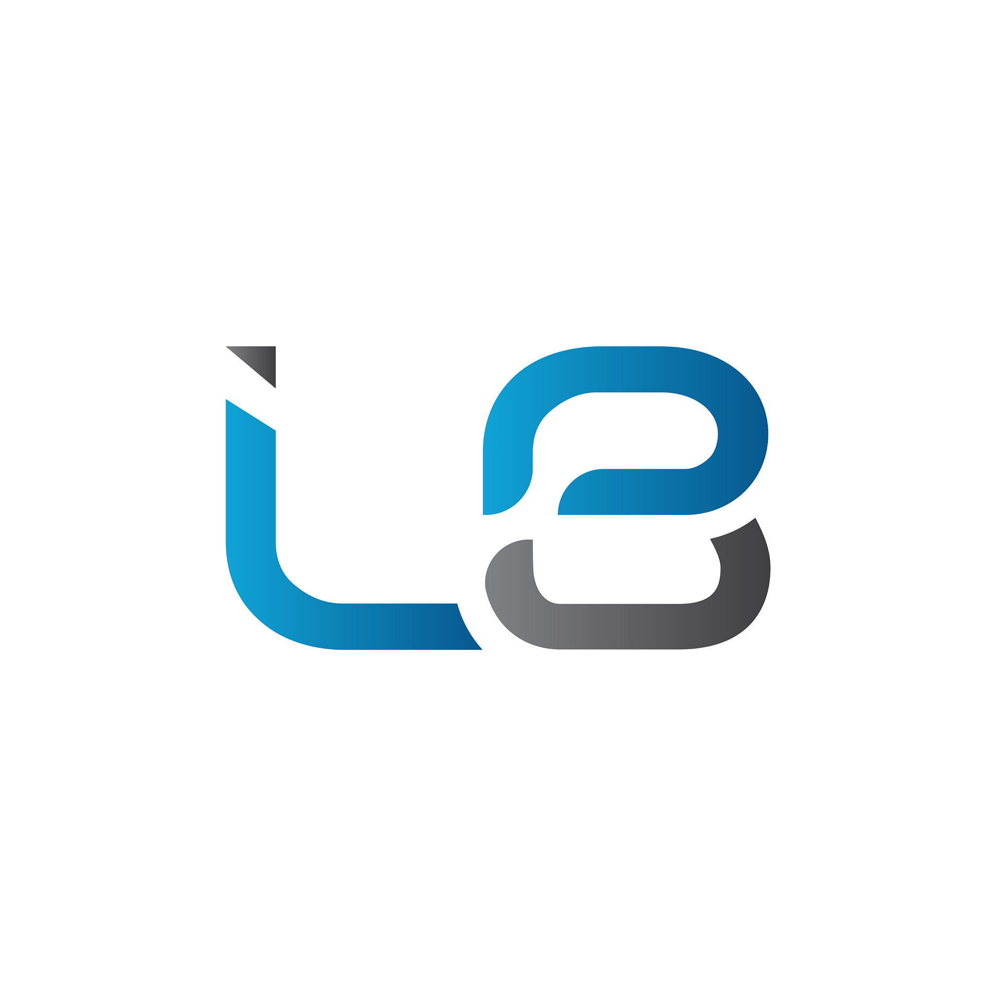 initial lb letter business logo design template