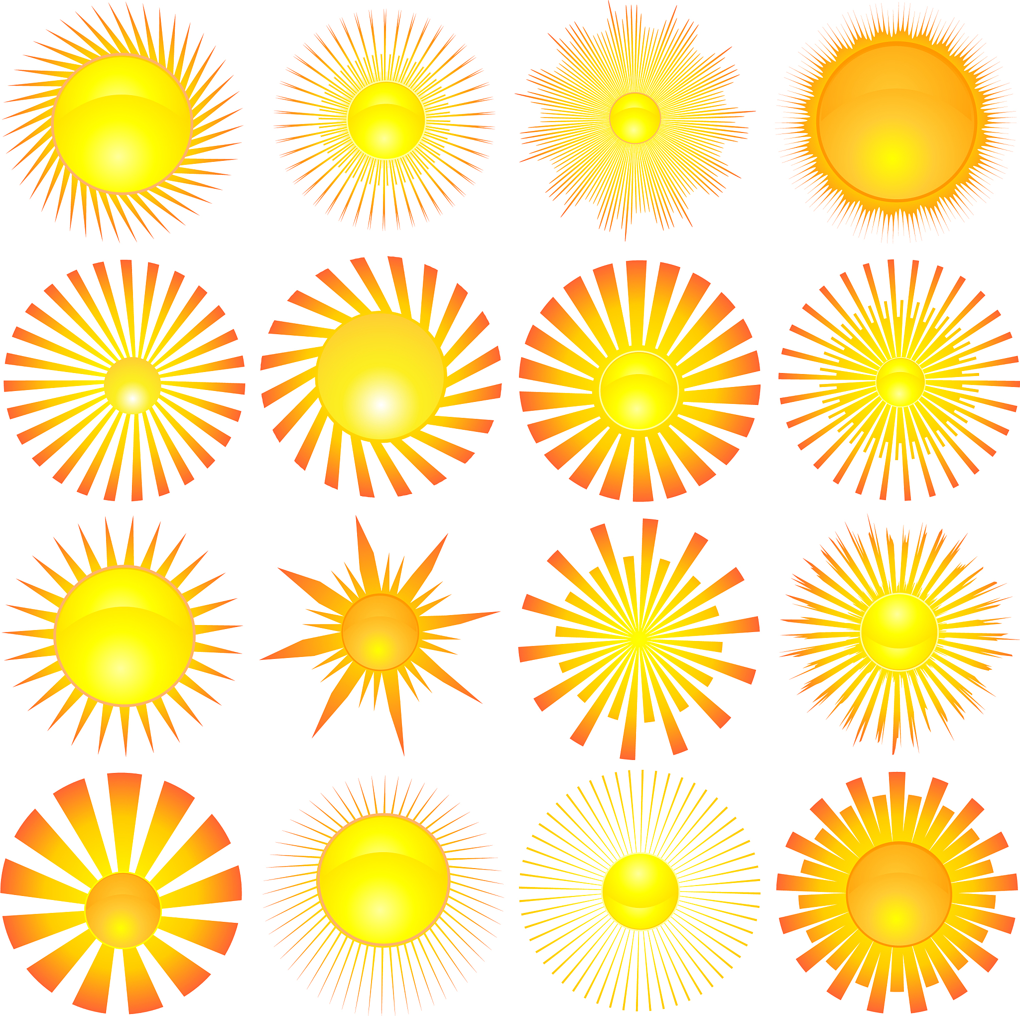 sun shapes