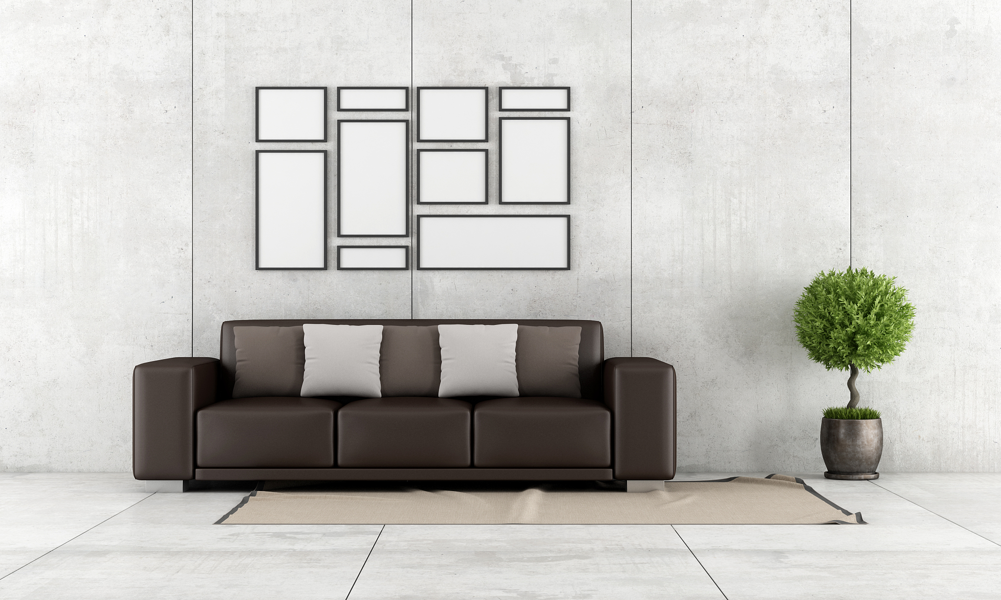 contemporary living room